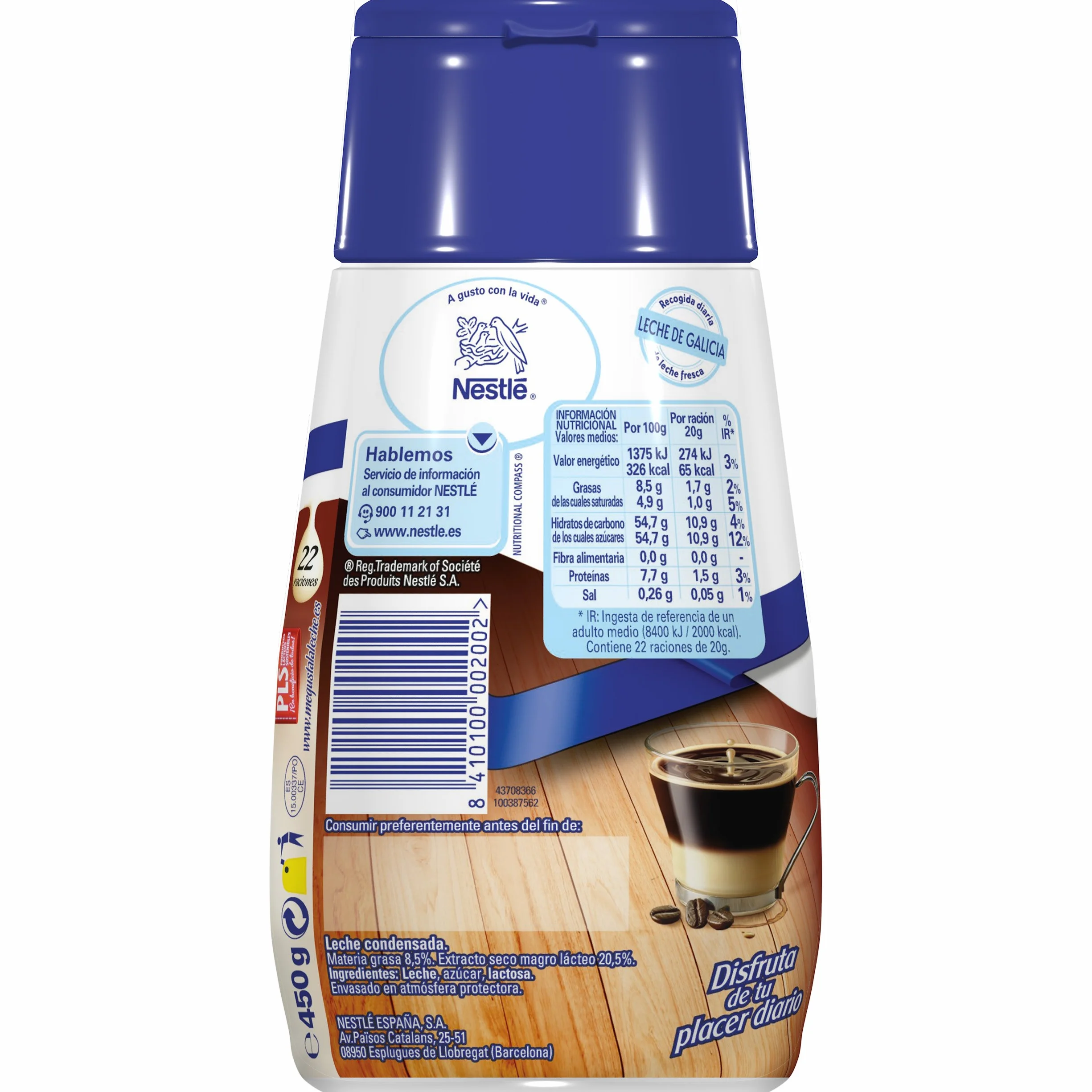 Nestlé La Lechera La Original Leche Condensada 6 x 450 g