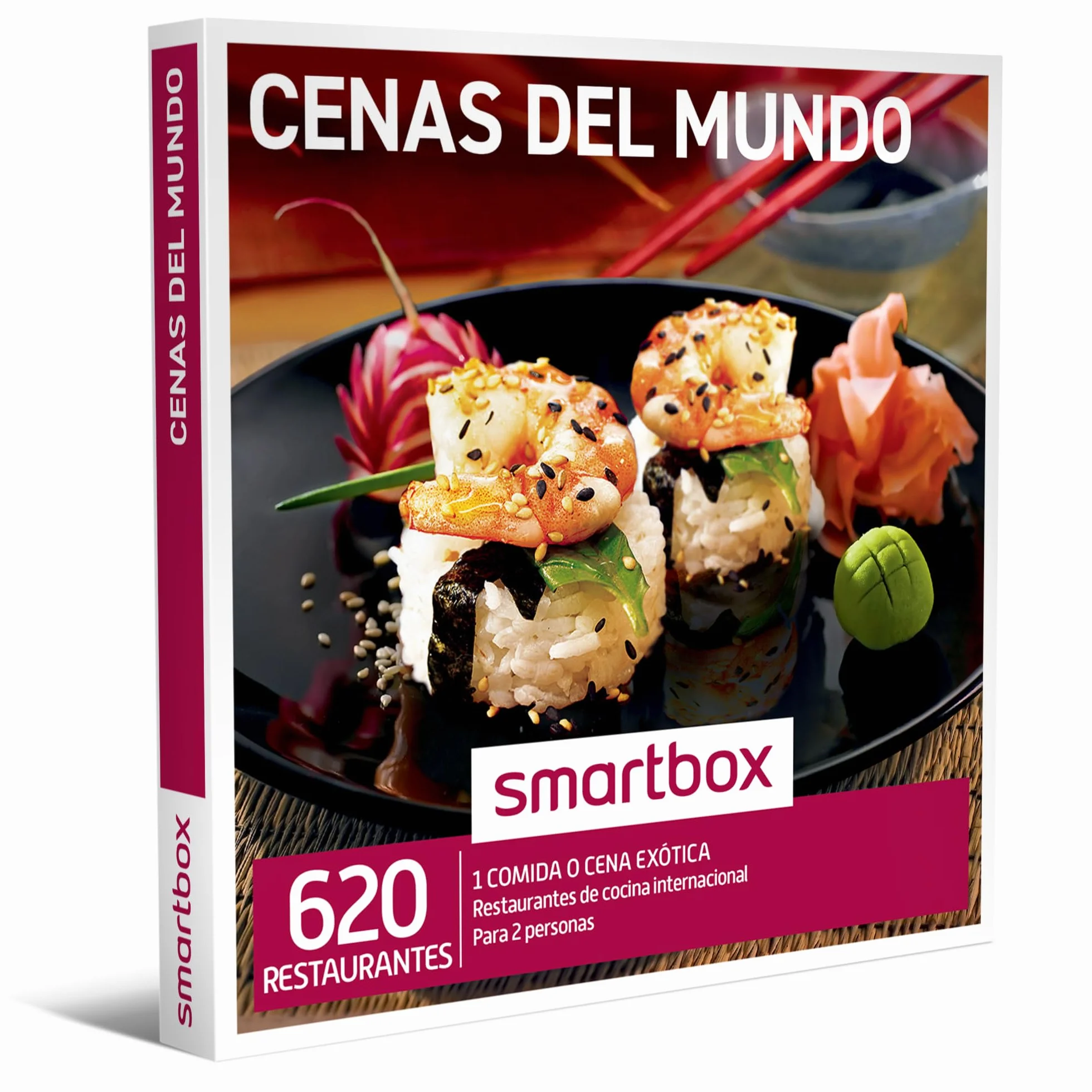 Smartbox Caja Regalo Cenas del Mundo para 2 Personas