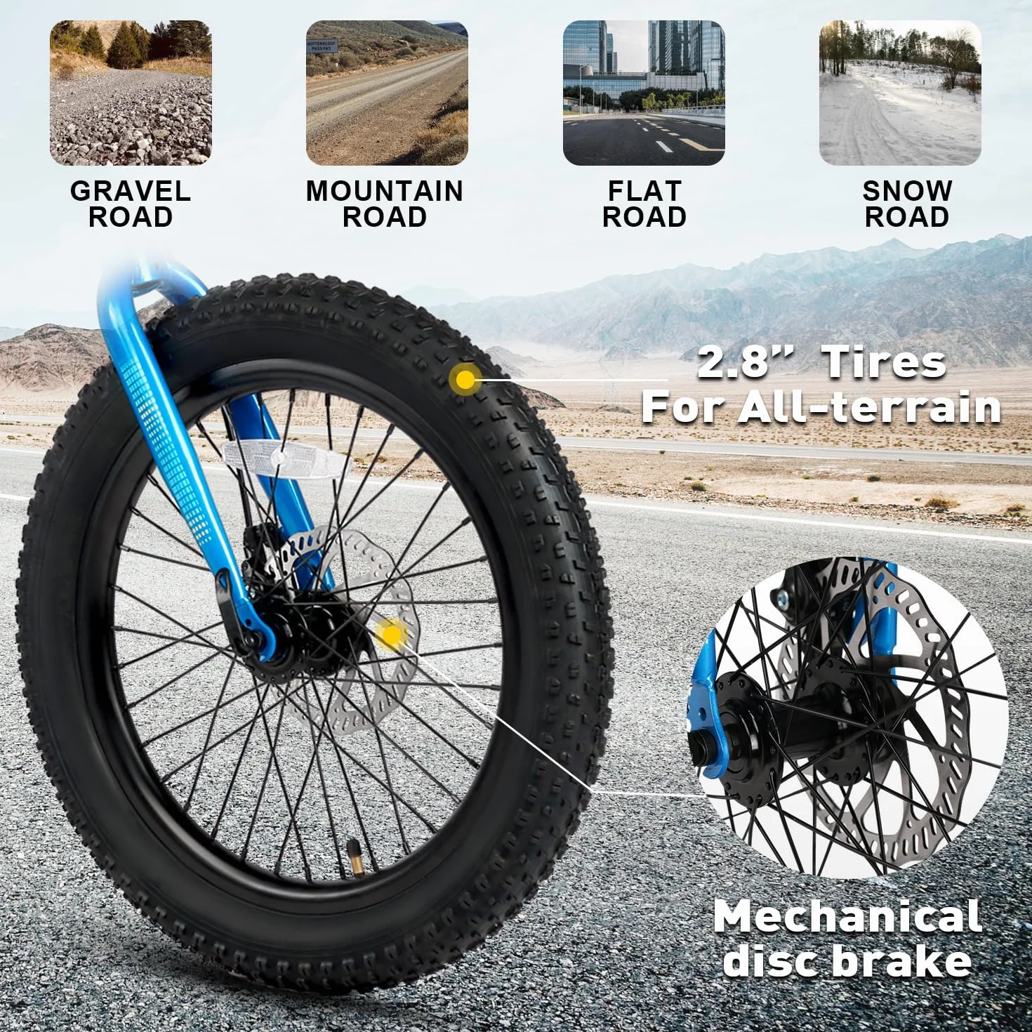 Bicicleta Montaña Glerc Mars 20 Pulgadas 6 Velocidades Shimano Frenos Disco