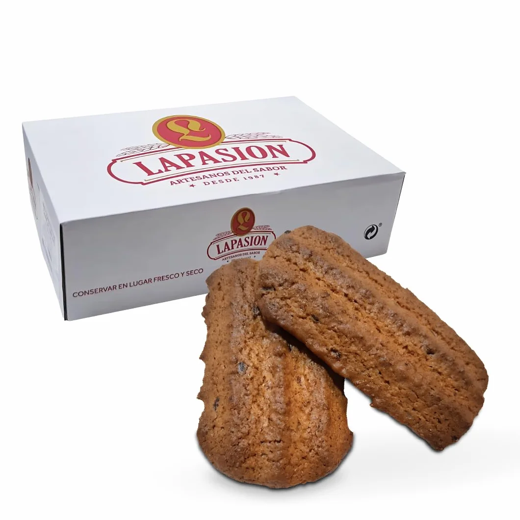 LAPASION - Galletas Integrales RICA en fibras | Galletas Sin Azúcar | Galletas Rizadas Integrales |Limón MANTEQUILLA y Vainilla | 2kg
