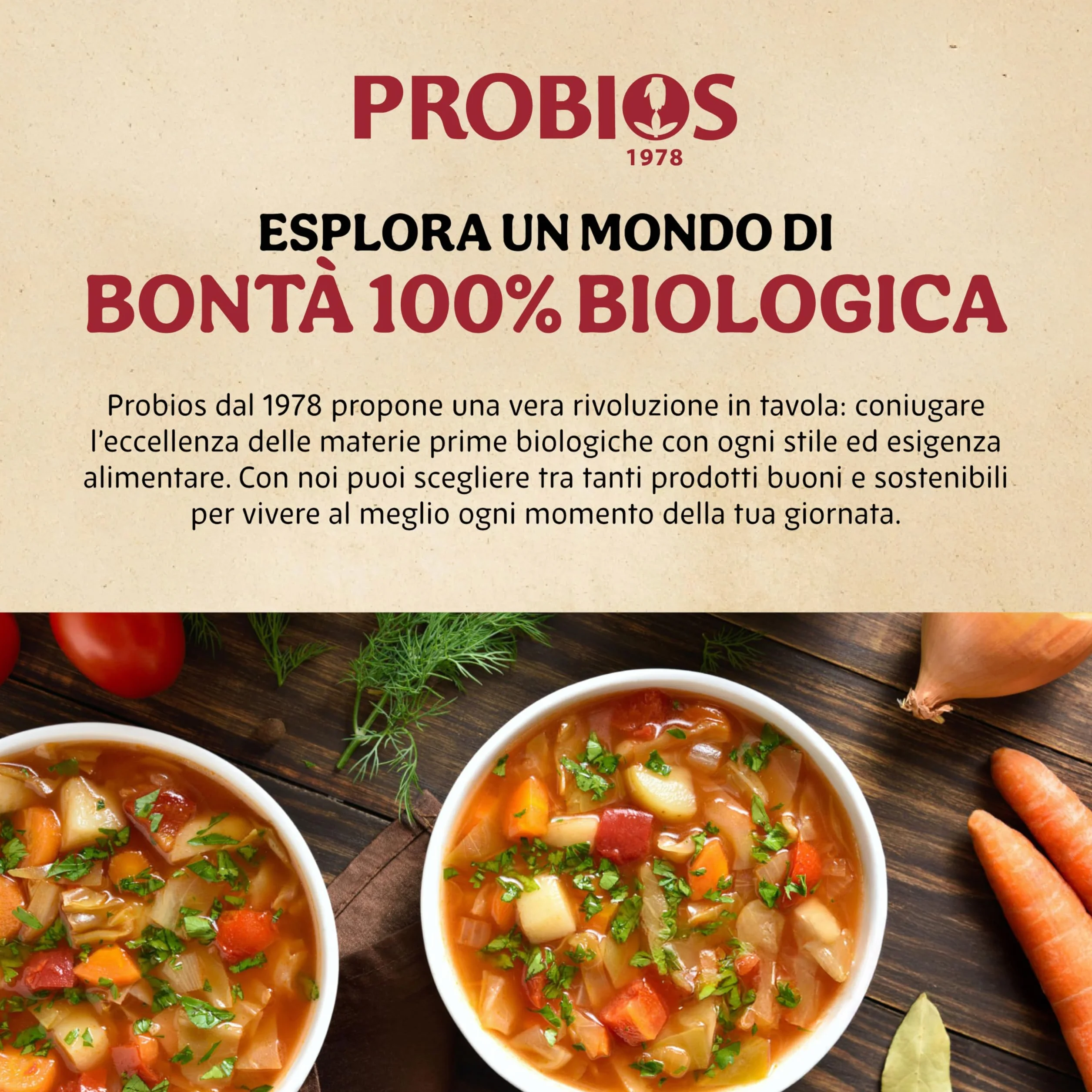 Probios Sopa de miso roja instantánea con algas Wakame bio embalaje (4x10g) 40g
