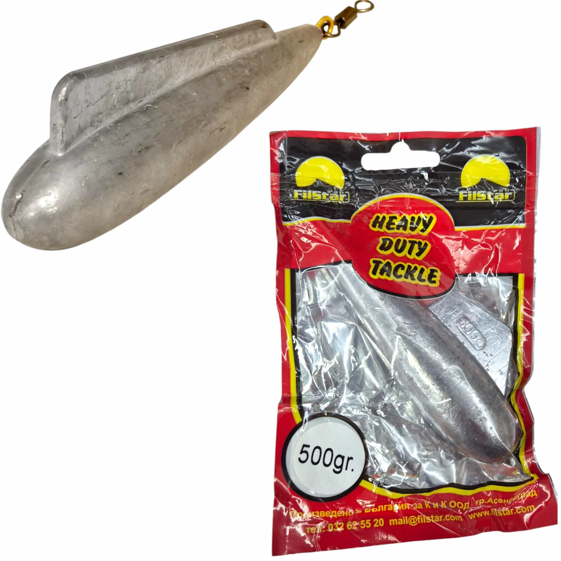 Plomos Pesca de Curricán 500g - Plomo Pesca Carpa - Carpfishing Accesorios - Fishing Kit Completo