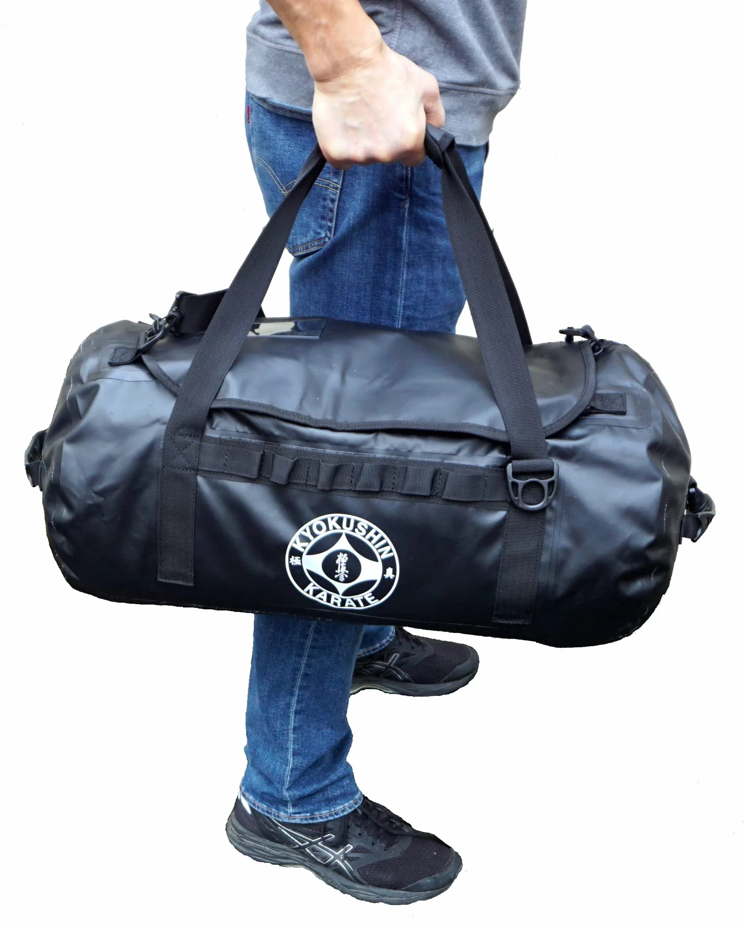 Kyokushin Kyokushinkai Bolsa de deporte 50 litros Negro 60 cm x 29 cm x 29 cm