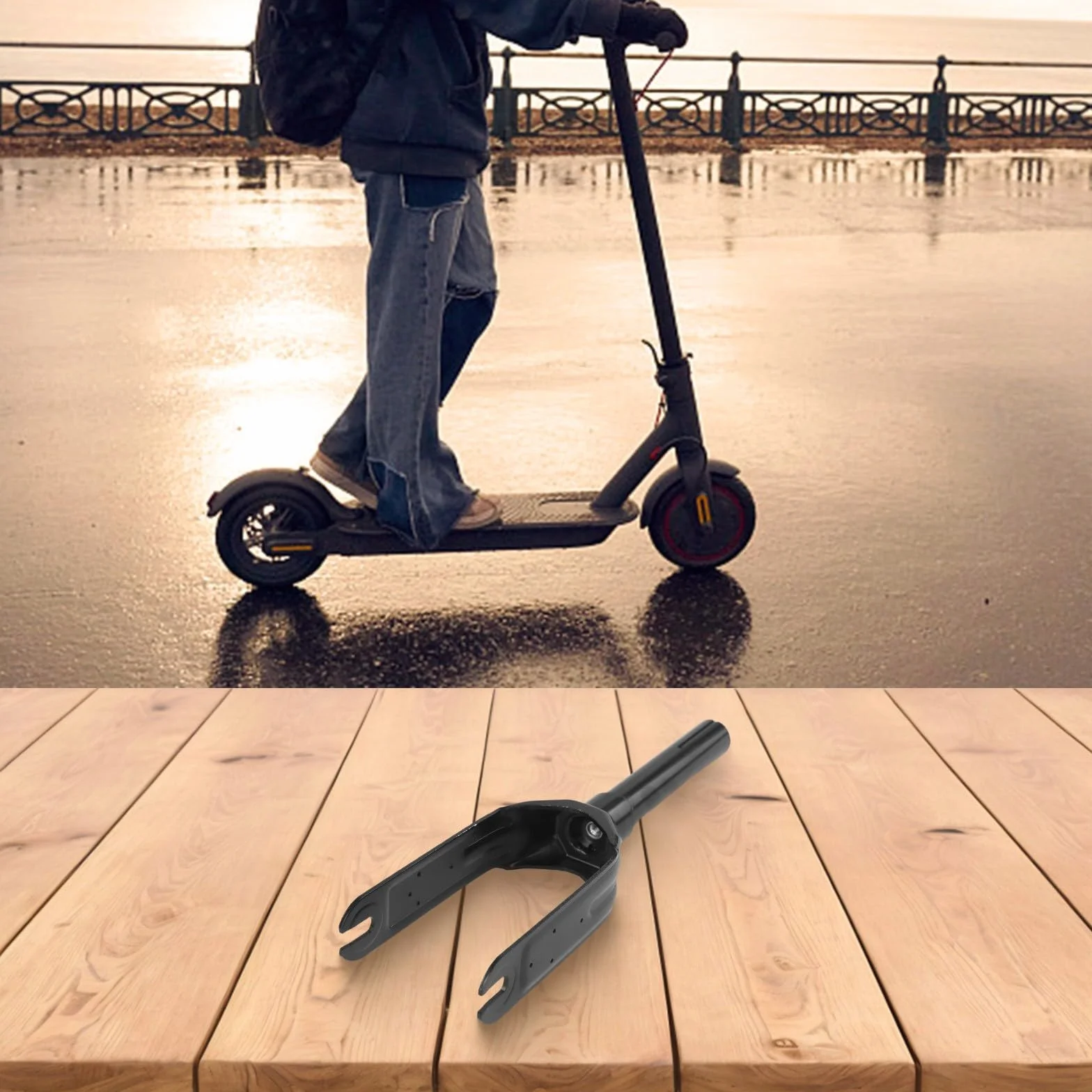 Xiaomi 4 Pro Electric Scooter Horquilla de aleación de aluminio