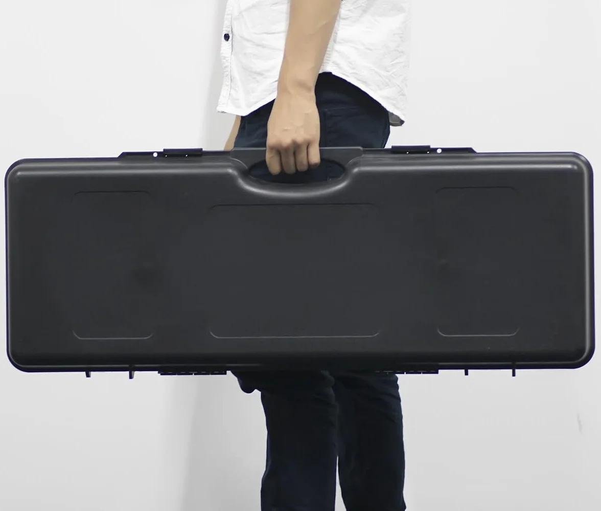 Merdia Fundas Rígidas para Rifles Precision Hard Rifle Gun Case con Caja de Pistola de Espuma enrollada intensiva