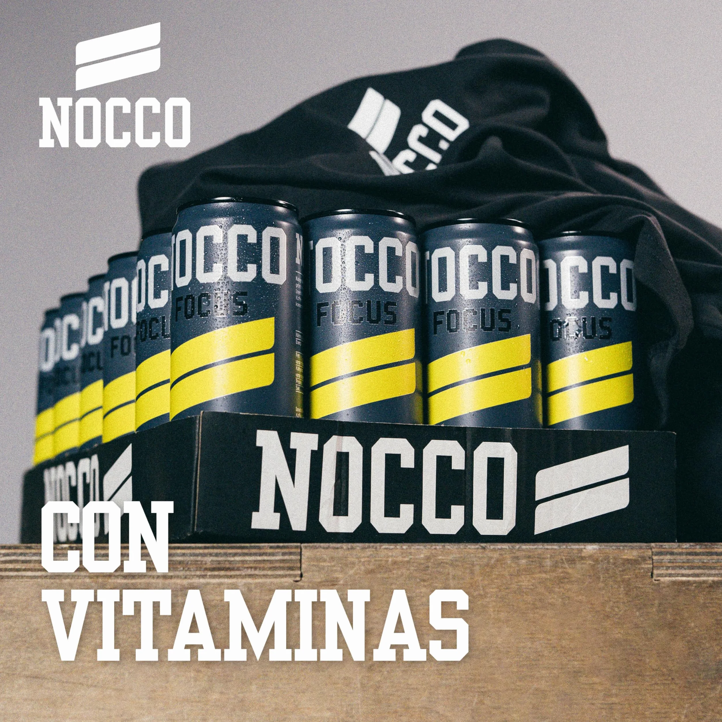NOCCO -Bebida Energética con 180mg Cafeína, Enriquecida con Vitaminas B6 y B12, Sin Azúcar, Sin Carbohidratos - 24 x 330ml inkl. Pfand (Grand Sour)