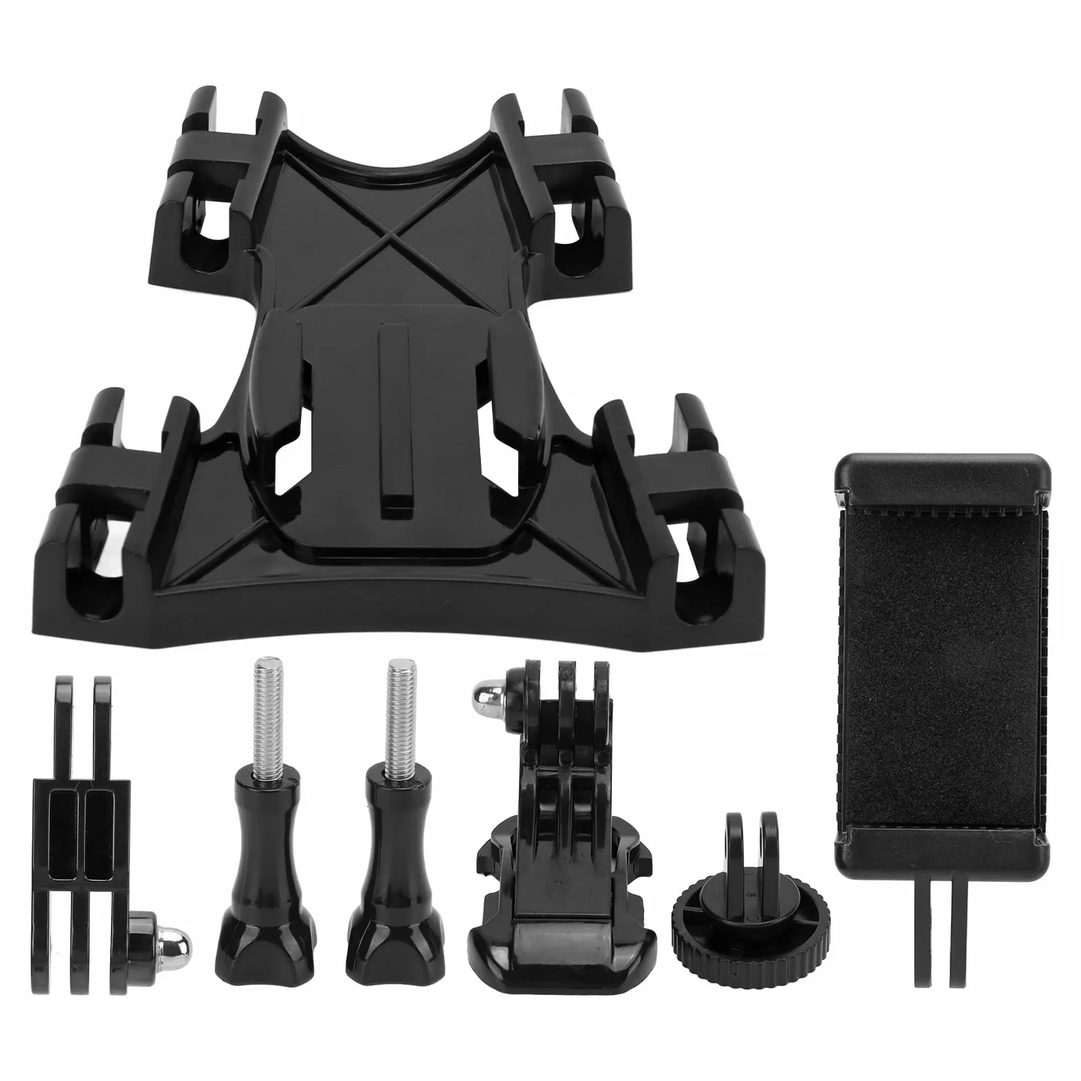 Agatige Kitesurf Kite Line Mount J Hook Buckle 360 Grados Rotación Adaptador Soporte de línea con 2 Ganchos para Hero 10 9 8 7 6 5