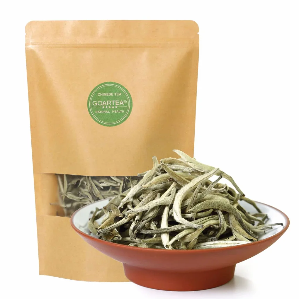 GOARTEA Premium Silver Needle White Tea Baihao Yinzhen 250g 17.6oz Loose Leaf