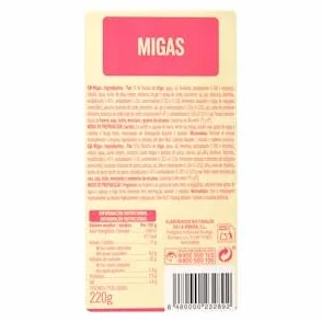 Migas Hacendado Bandeja 220 g Pack 2