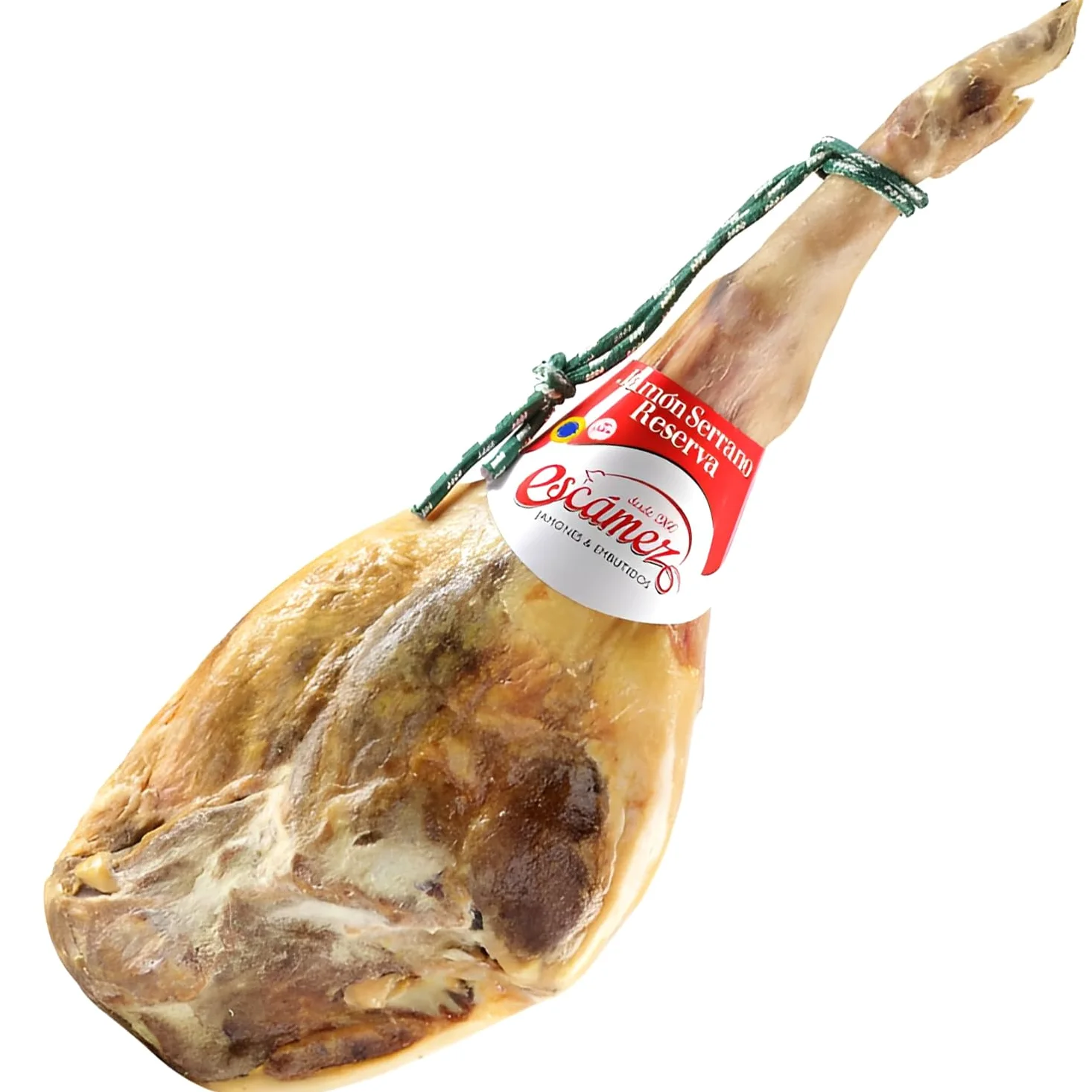 Jamon Serrano ETG Reserva C/P | Perniles de 8 a 9 kilos | Premiado al mejor Jamón 2020 | Jamón Serrano de Curación Superior a 20 meses | Sin Gluten