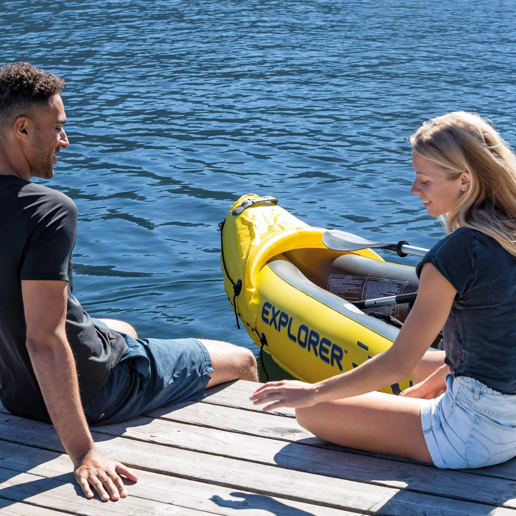 Intex Explorer K2 Kayak Hinchable para Adultos 2 Personas