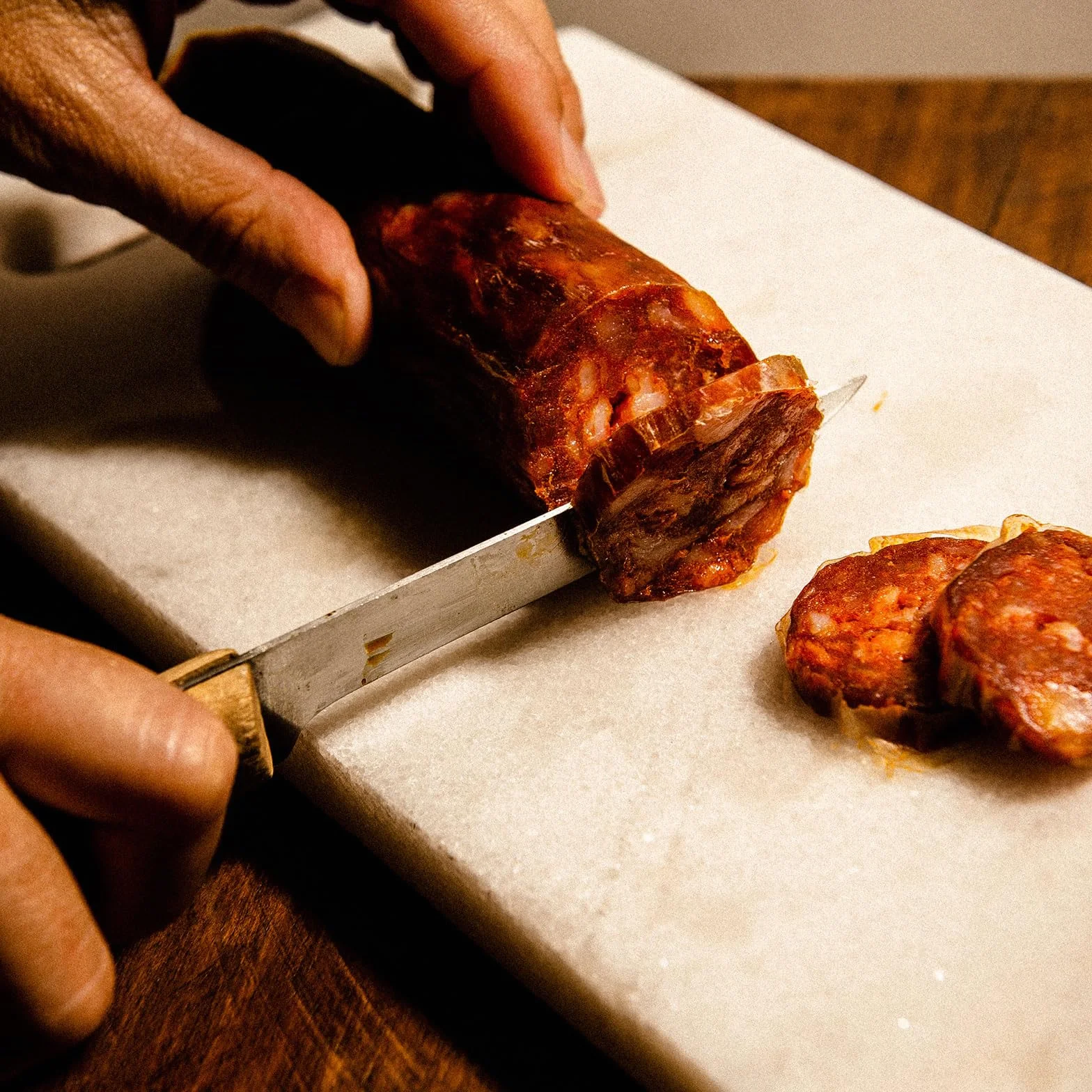 Chorizo Artesano Muy Picante Arrrea Embutido Tradicional de La Mancha 350g