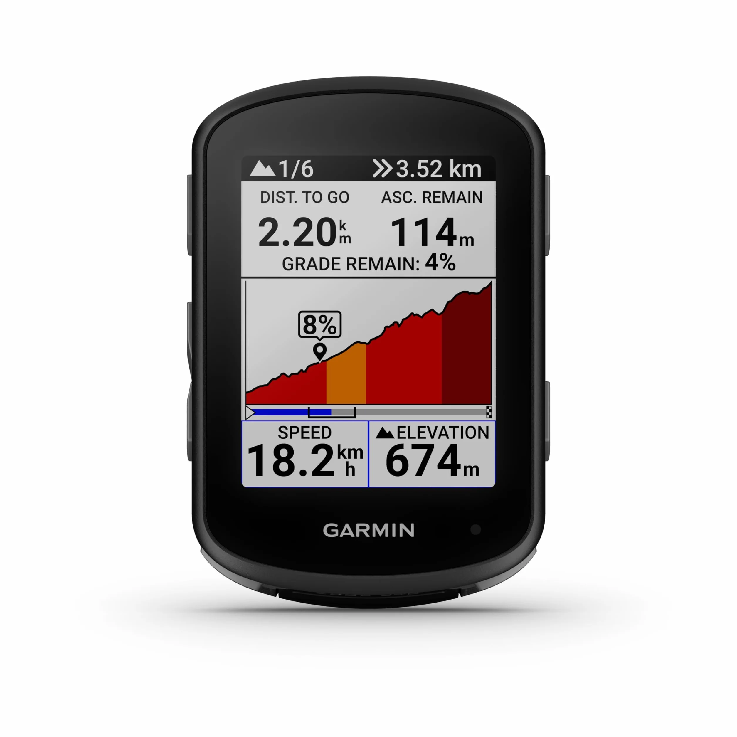 Garmin Edge 540 Compact GPS Cycling Computer with Button Controls Adaptive Coaching Navigation