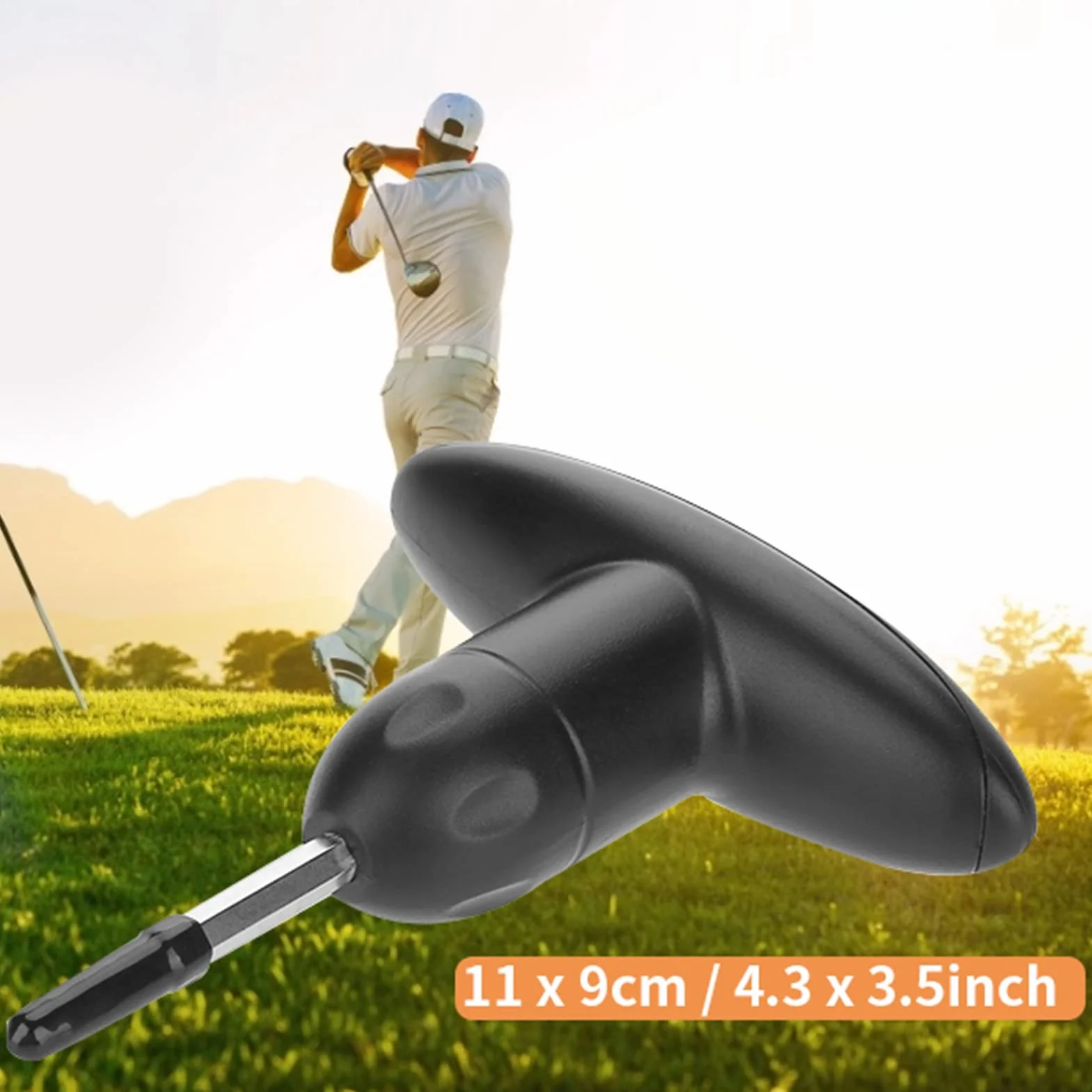 Joyzan Llave de Conductor de Golf, Reemplaza Herramienta Ajuste Adaptador Eje Conductor Torque Wrench Plástico Universal