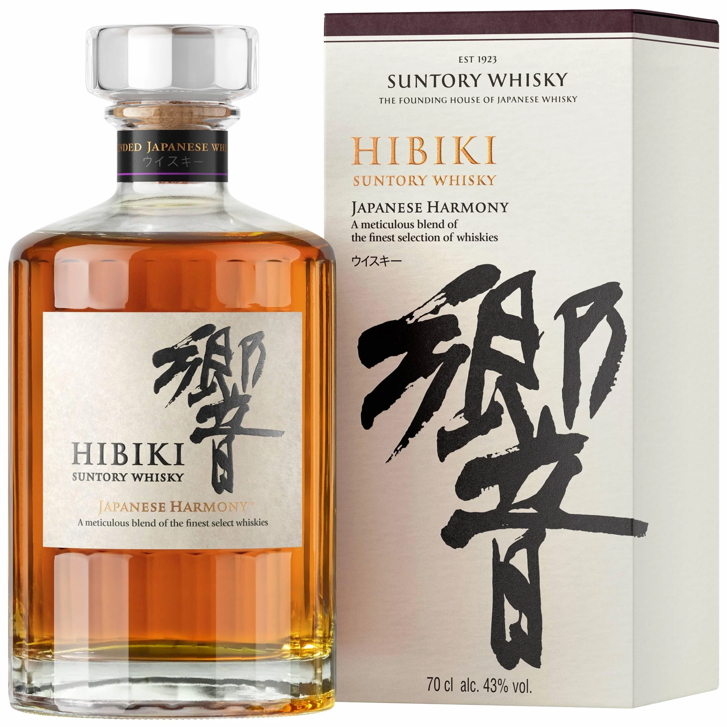Hibiki Japanese Harmony Whisky Blended Japonés 70cl