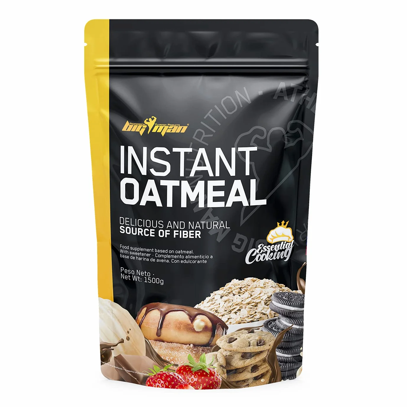 BigMan Harina de Avena Instantanea 1 kg Choco-Avellana