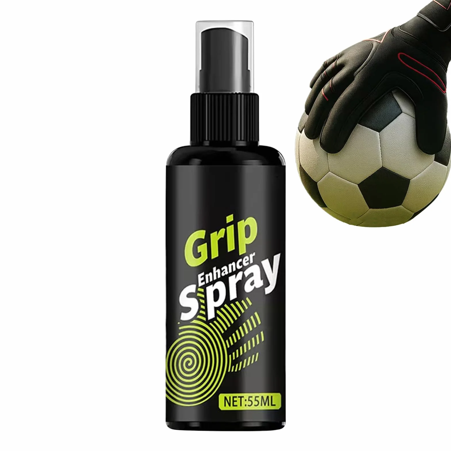 Spray Adhesivo para Guantes de Portero 55ml Antideslizante Mejorar Agarre Fútbol Béisbol Boxeo Golf