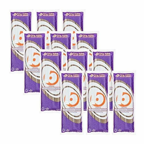 King Soba 12 fideos de trigo sarraceno orgánico sin gluten 250 g