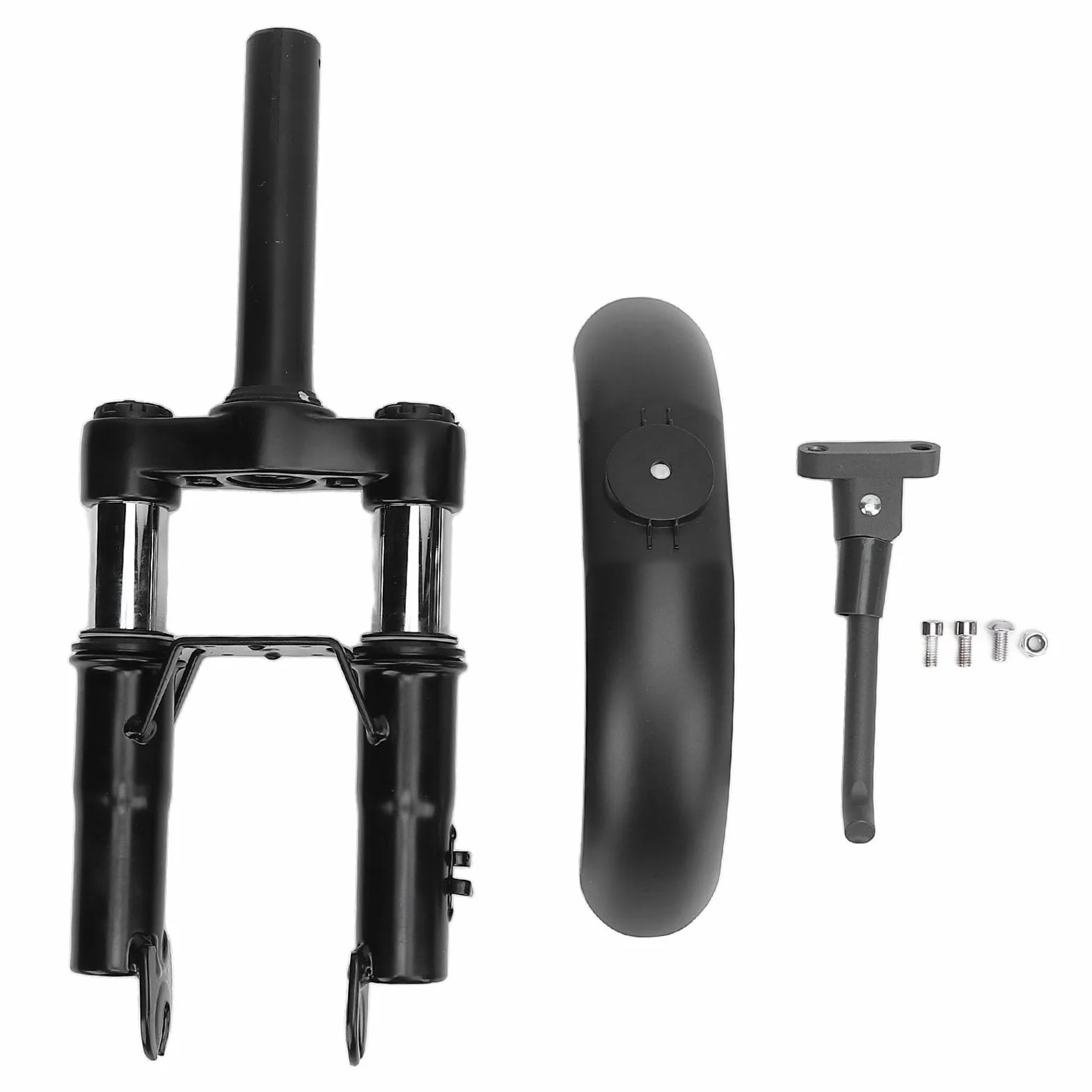 Kit de Suspensión Delantera para Xiaomi M365/M365 Pro/M365 Pro 2/1S, Amortiguador con Soporte para Pies y Protector de Barro