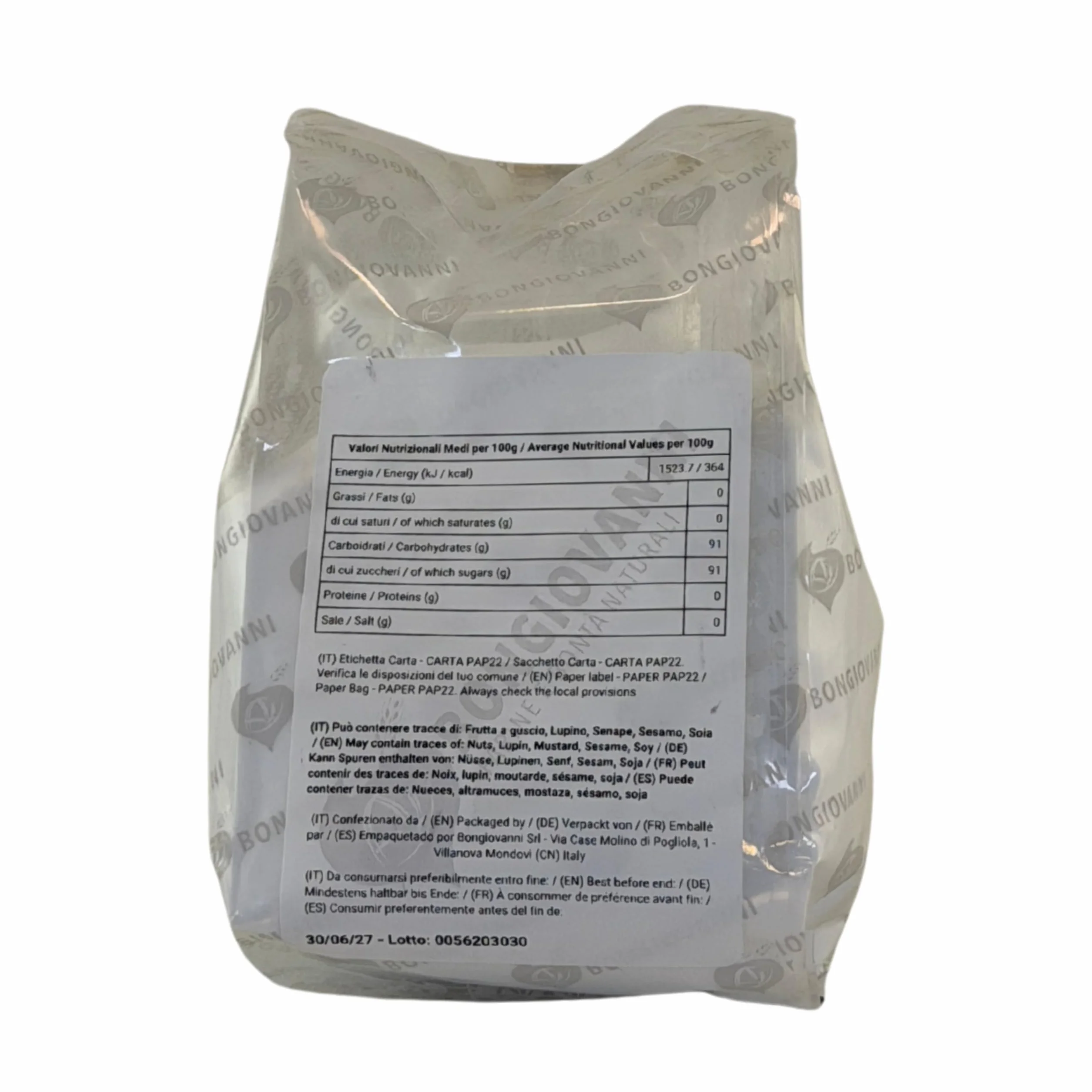 Bongiovanni Bontà Naturali Dextrosa monohidrato 500 g