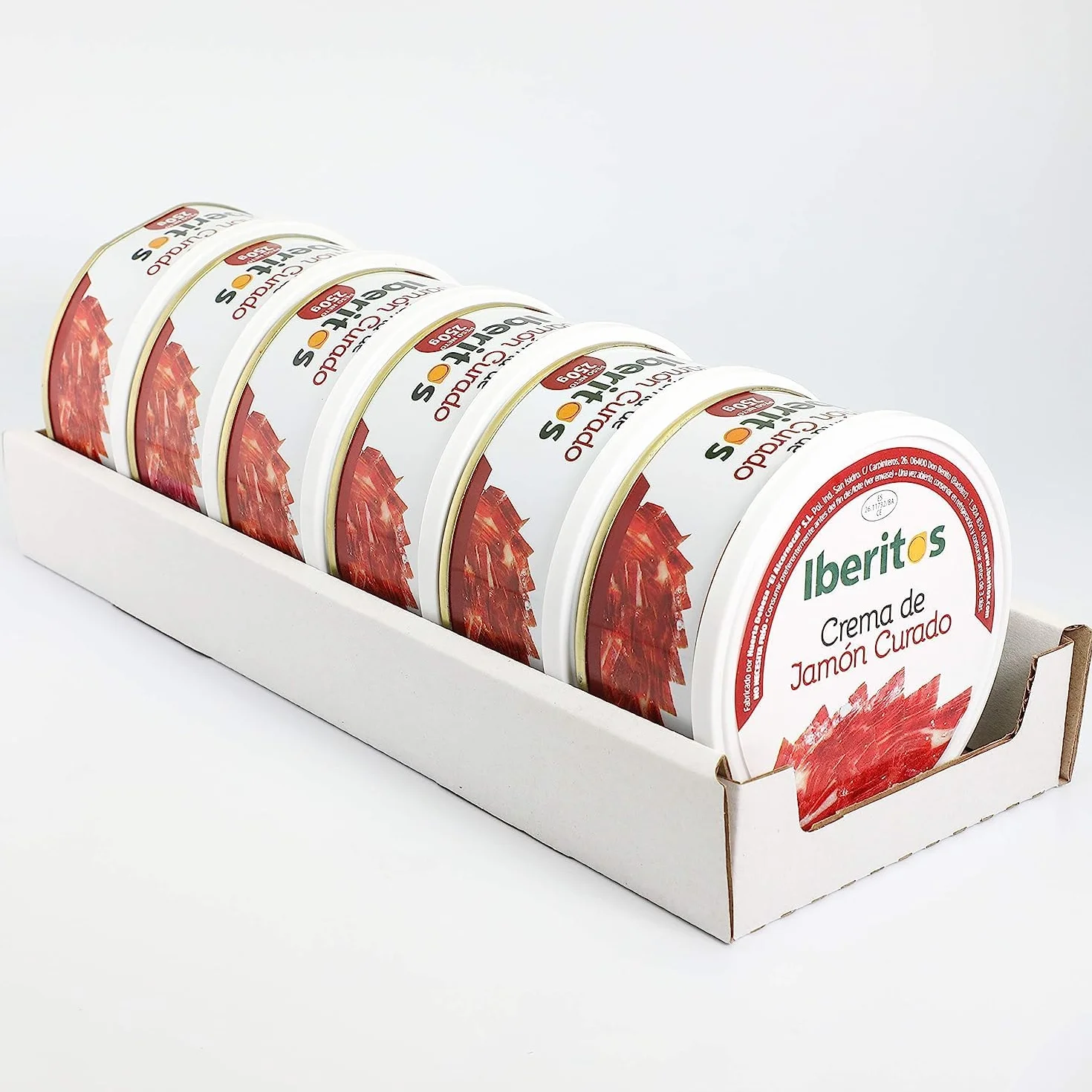 Pack 6 Iberitos Crema de Jamón Curado Patés Gourmet