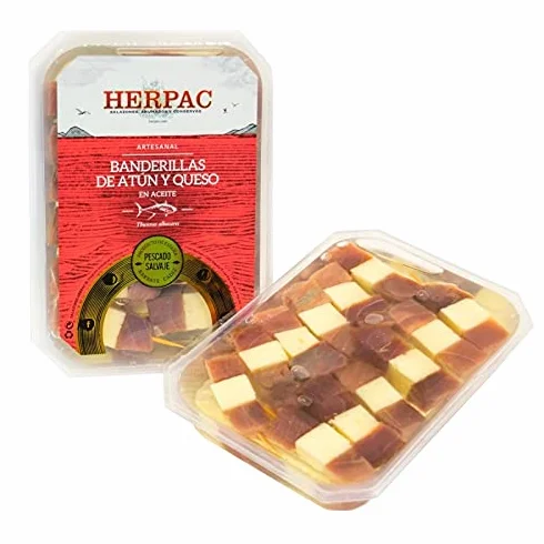 Banderillas de Atún y Queso En Aceite Herpac 294g
