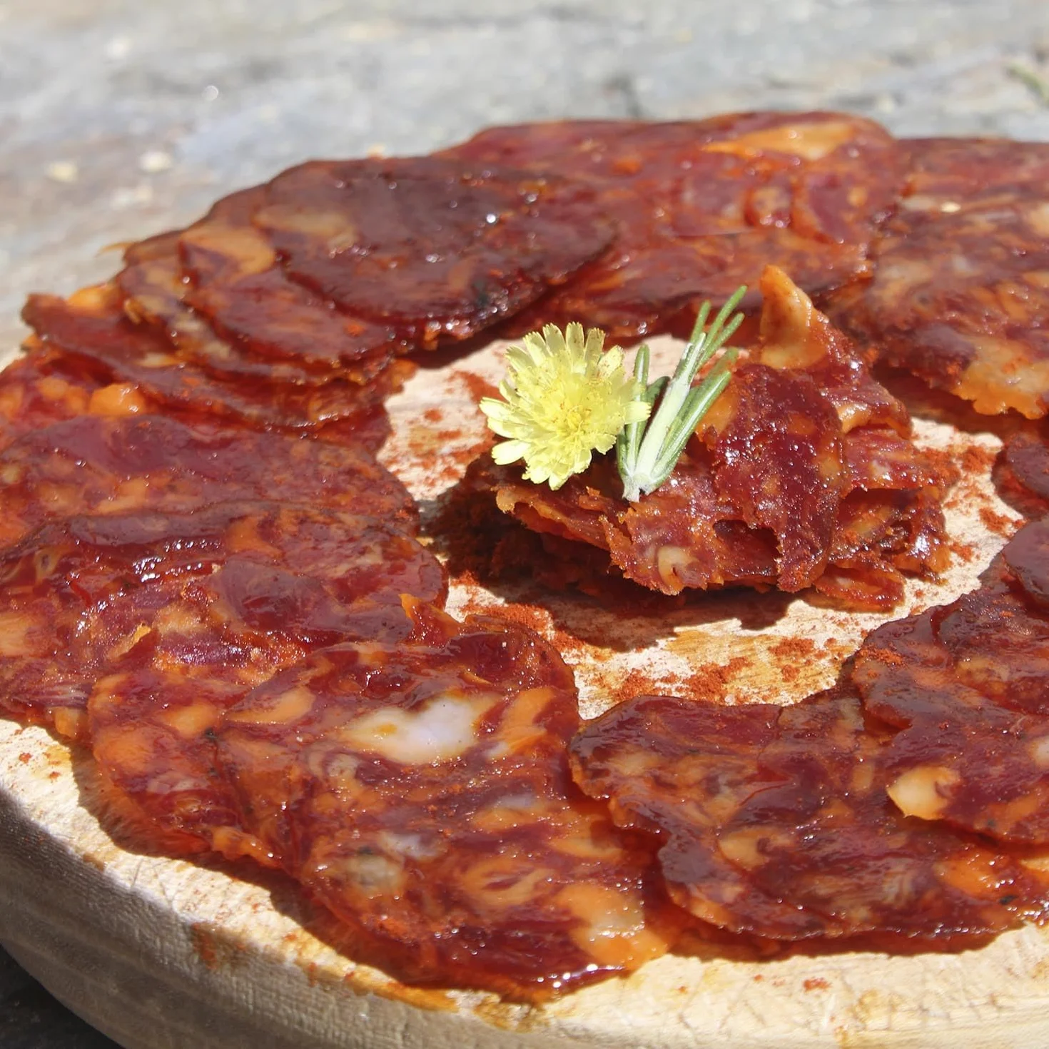 Chorizo Ibérico de Bellota, 10 Sobres, 100 g, Caja Regalo