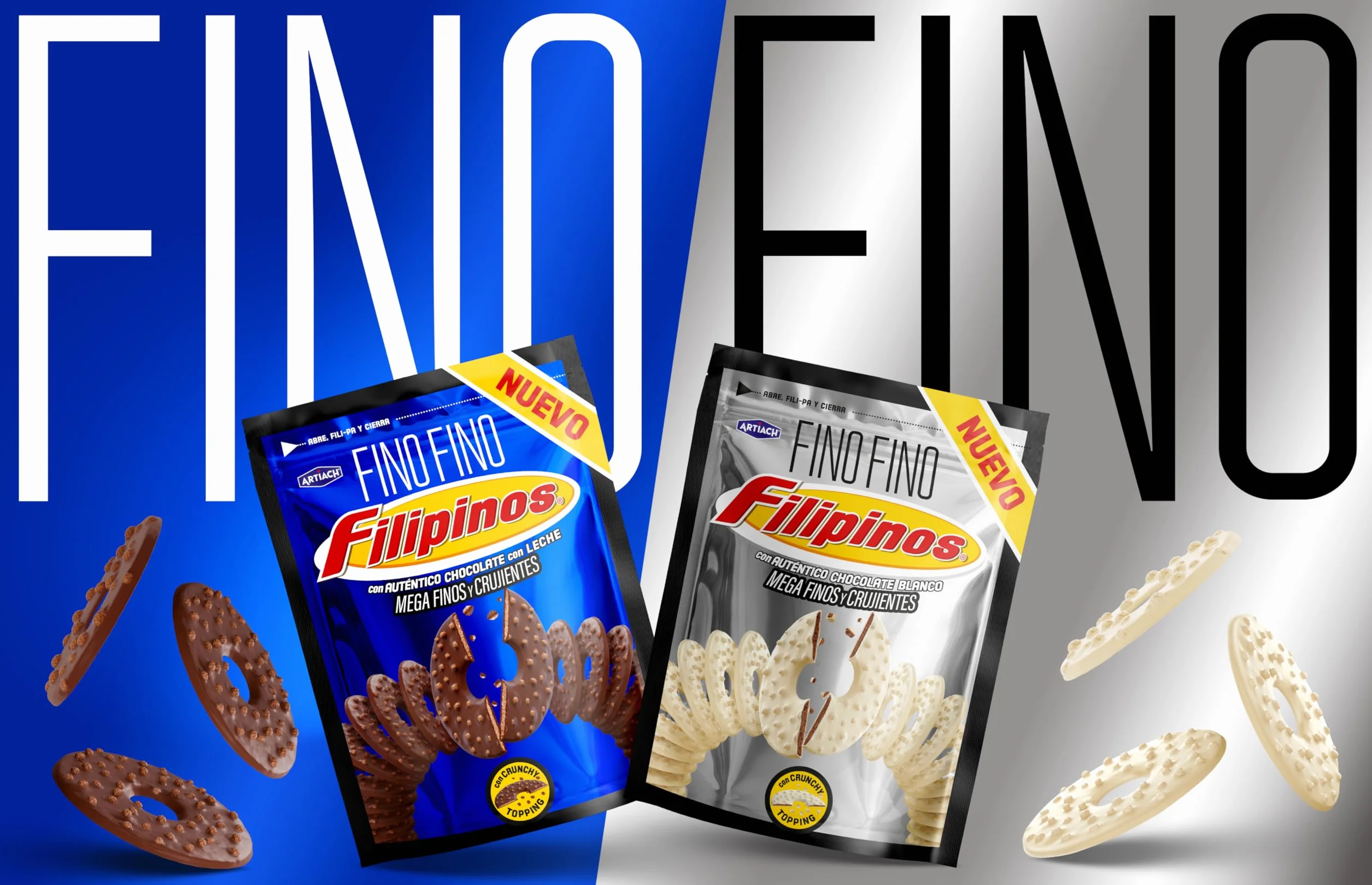 Artiach Fino Fino Filipinos Chocolate Blanco, 87g