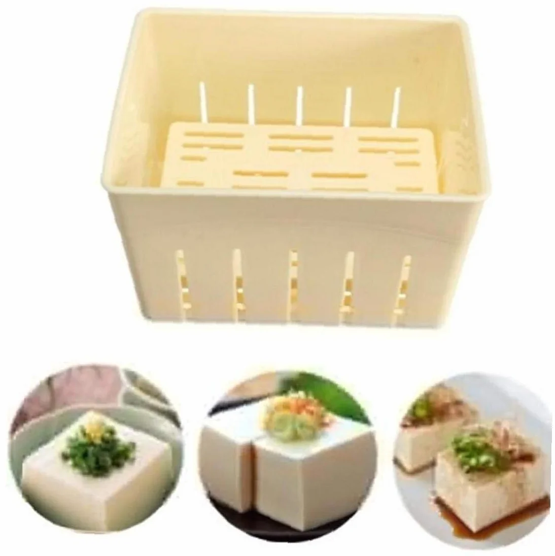 Práctico de Bricolaje de plástico de Soja cuajada del Queso de Soja de Prensa del Fabricante del Molde Caja de Herramientas de Cocina casera