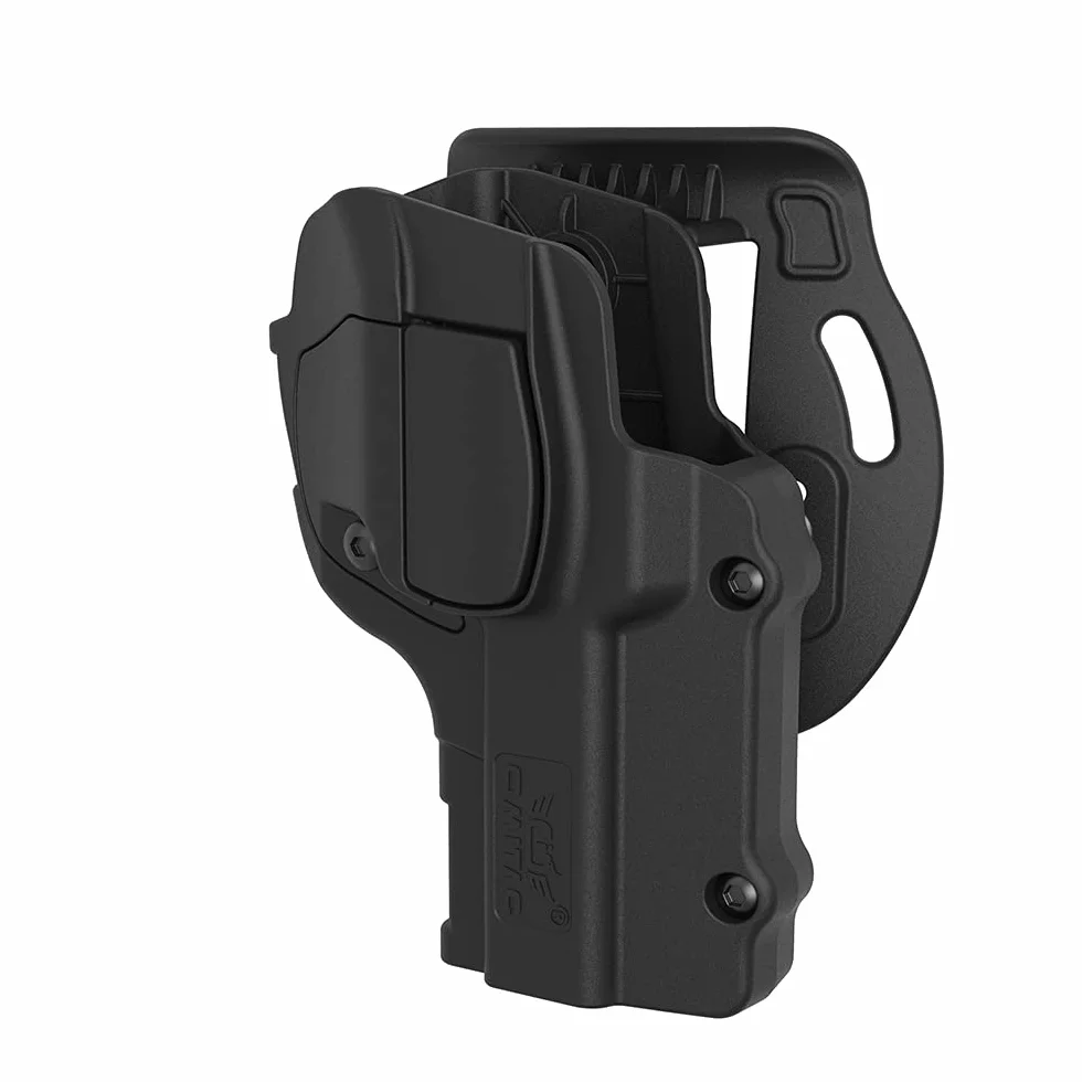 Beretta 92 Funda de polímero OWB para pistola militar, cinturón exterior táctico, abierta para diestros negro