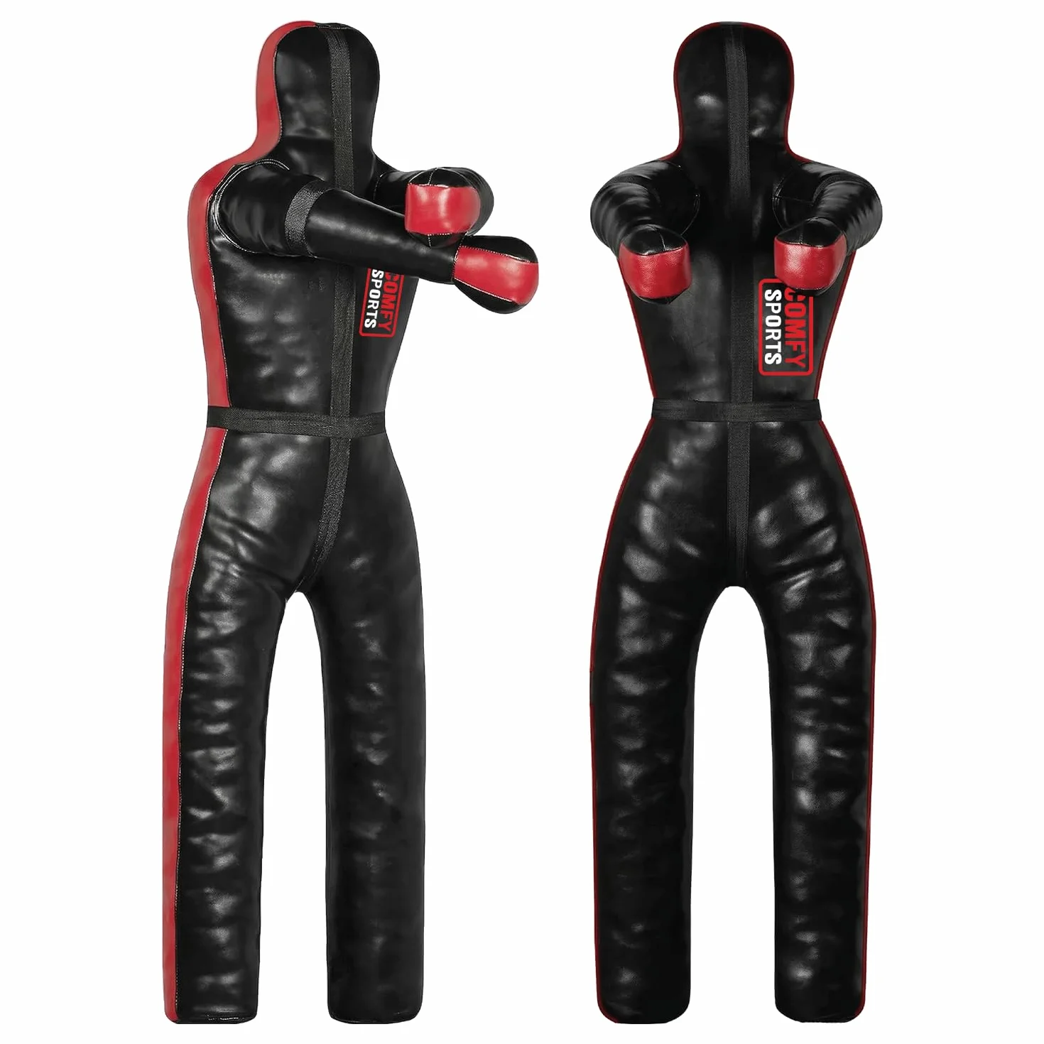 Adult Grip Dummy BJJ Judo Wrestling Standing Position Brazilian Jiu Jitsu MMA Sparring Self Defense Training Unfilled 145cm 170cm Black