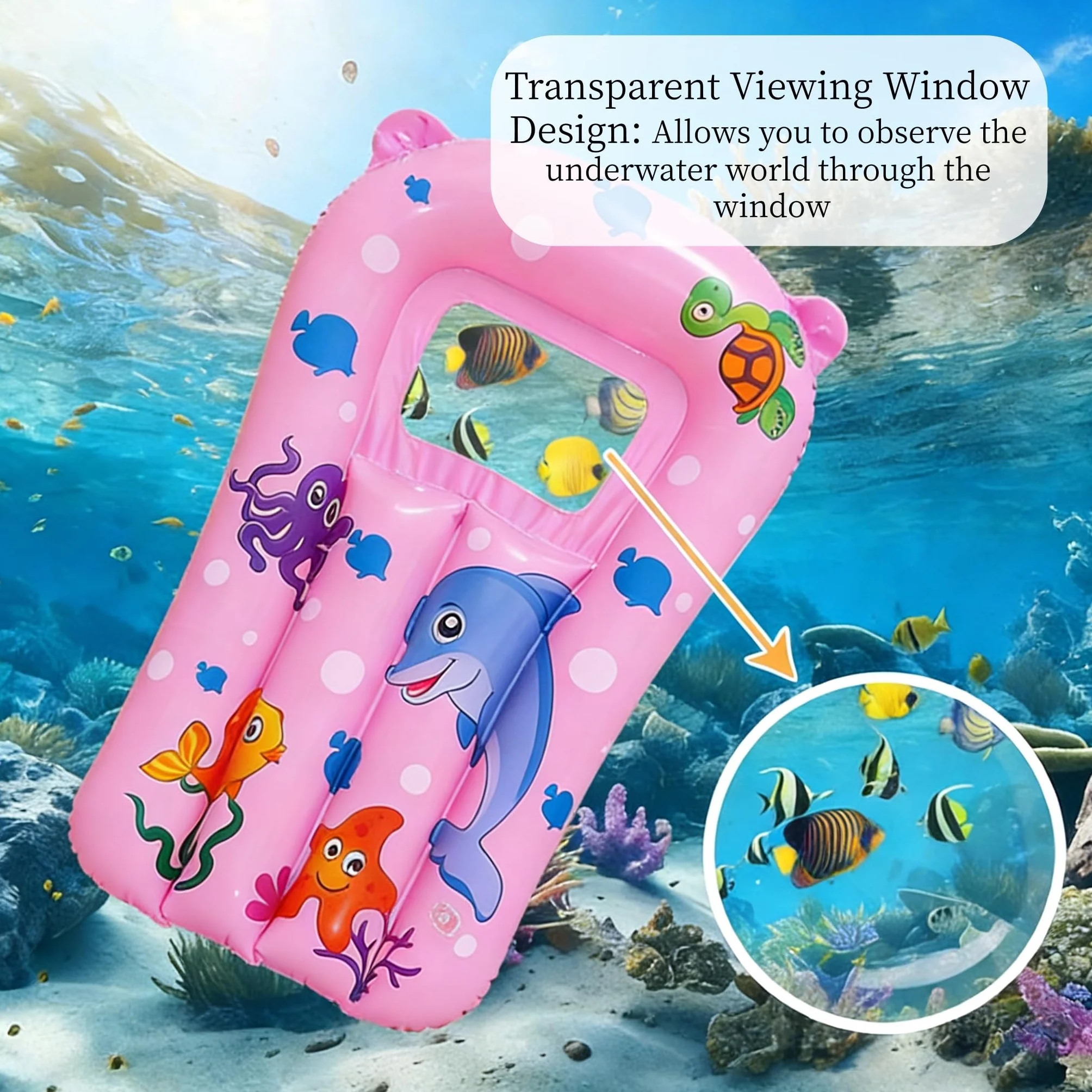 Tabla Paddle Surf Hinchable para Niños Bodyboard Inflable Flotante Natación Verano