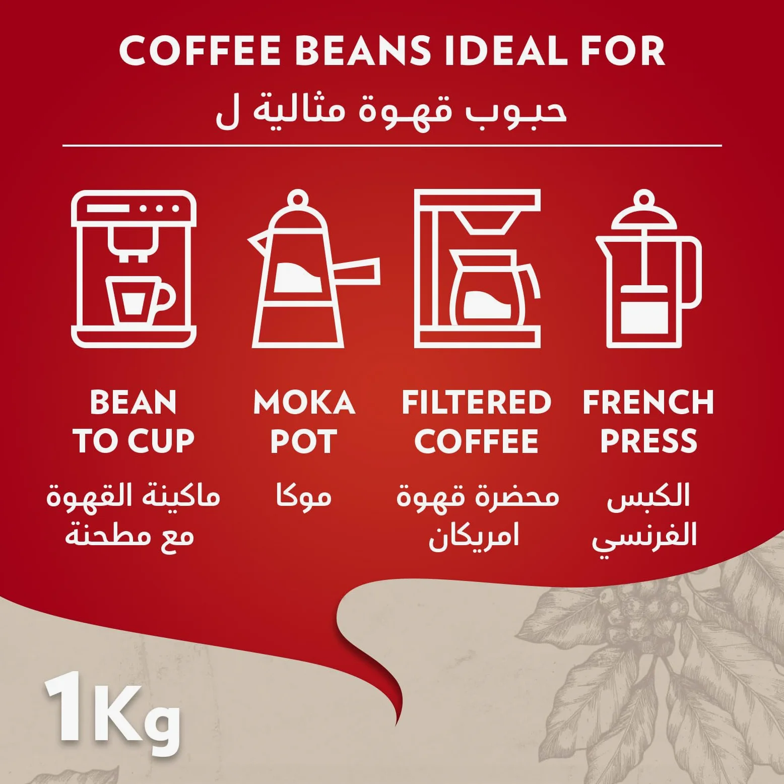 Lavazza, Qualità Rossa, Café en Grano Natural, Ideal para la Máquina de Café Espresso, con Notas Aromáticas de Chocolate y Frutos Secos, Arábica y Robusta, Intensidad 5, Tueste Medio, Paquete de 2 kg