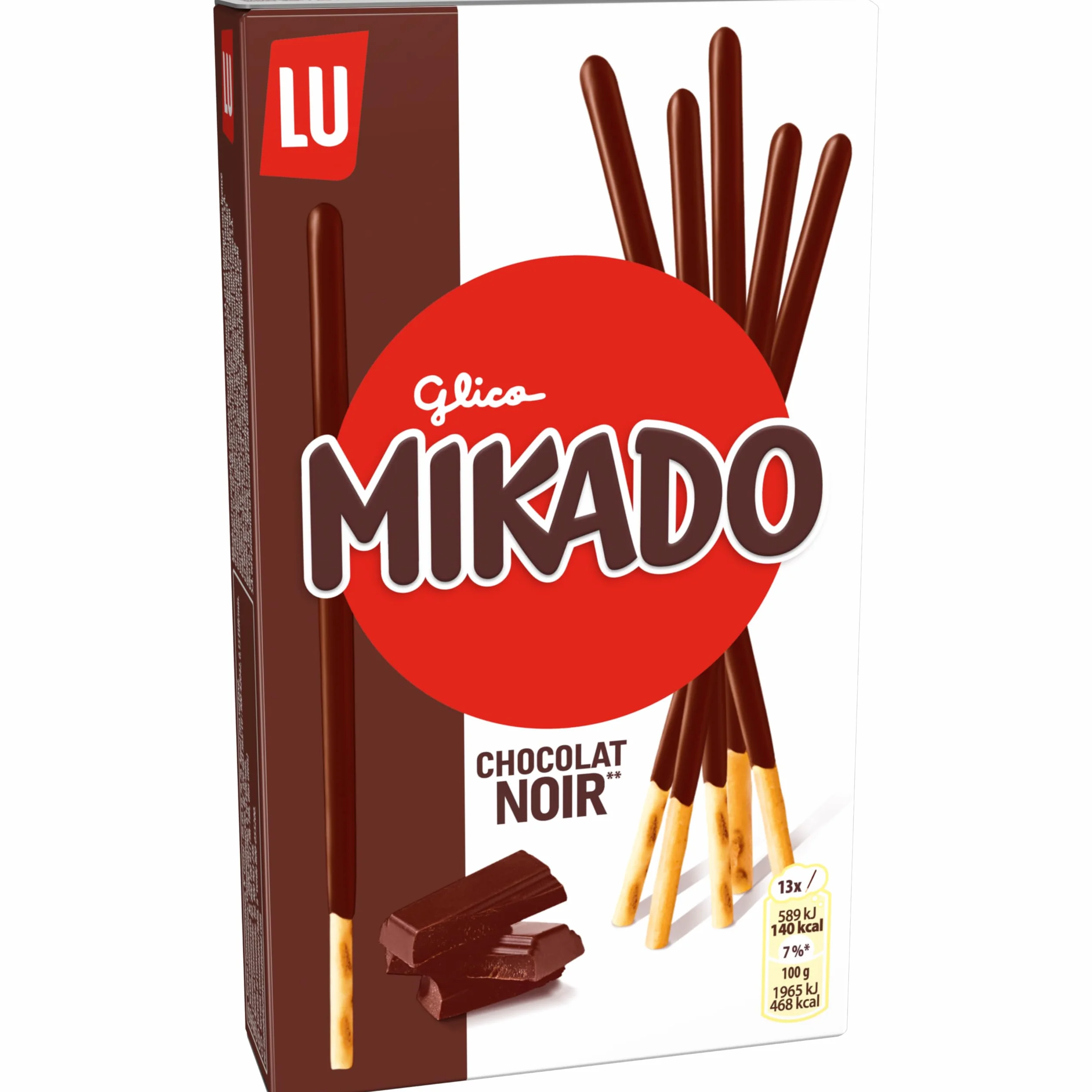 Mikado - Palitos De Galleta Chocolate Negro