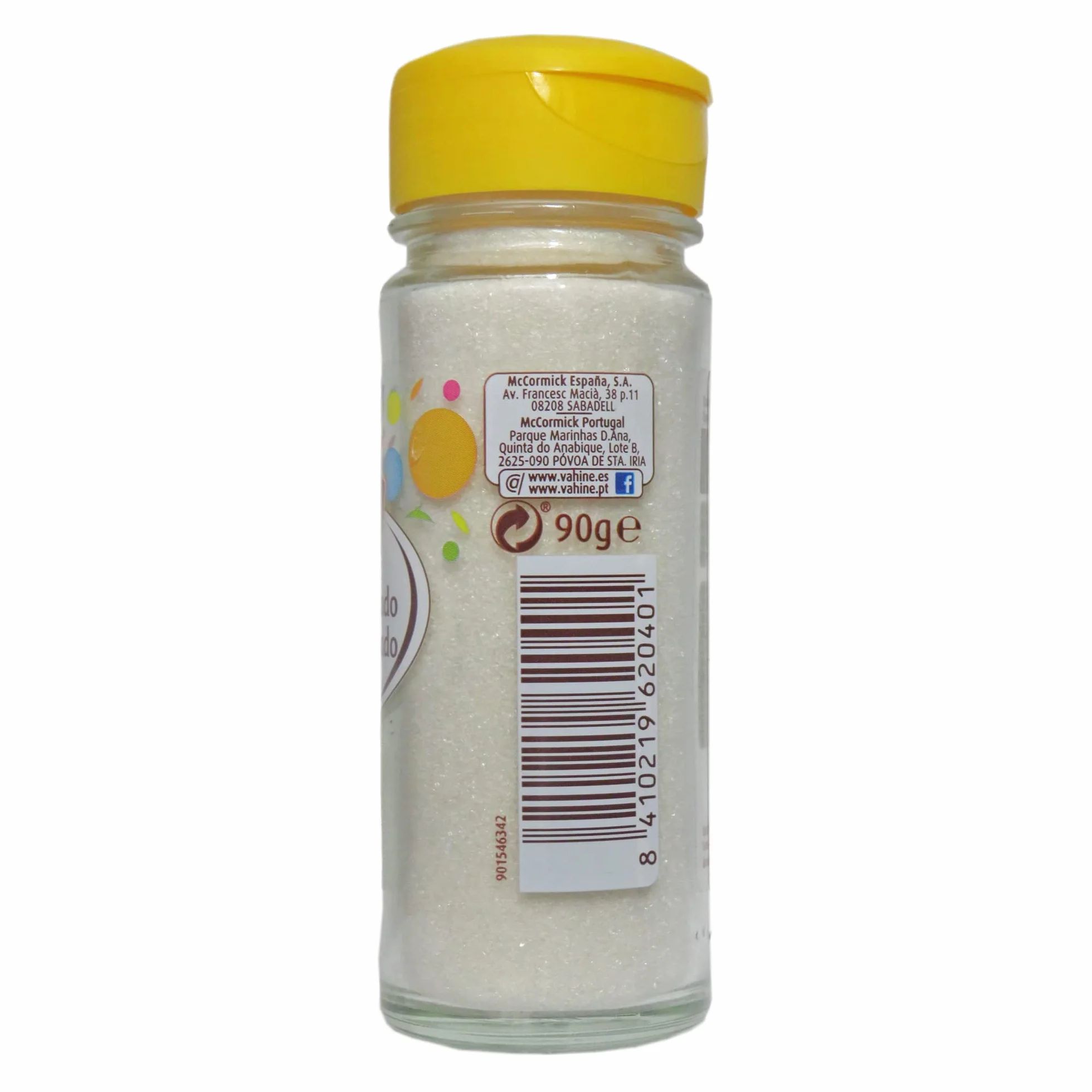 VAHINE - Pastelería - Azúcar Avainillado - Vainilla - Para Masas de Bizcocho, Cremas y Flanes - 90g