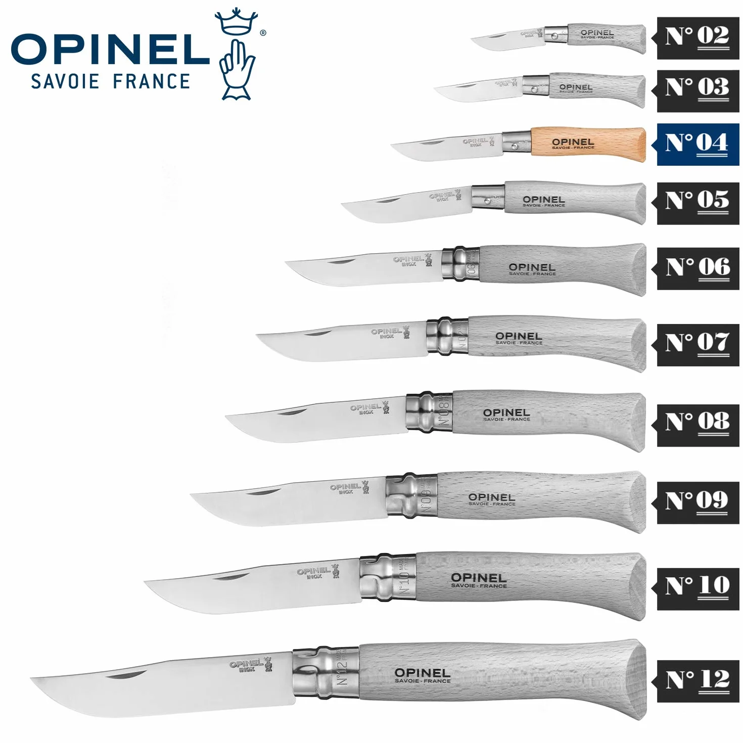 Opinel Navaja Acero Inoxidable 5 cm Beige 04424