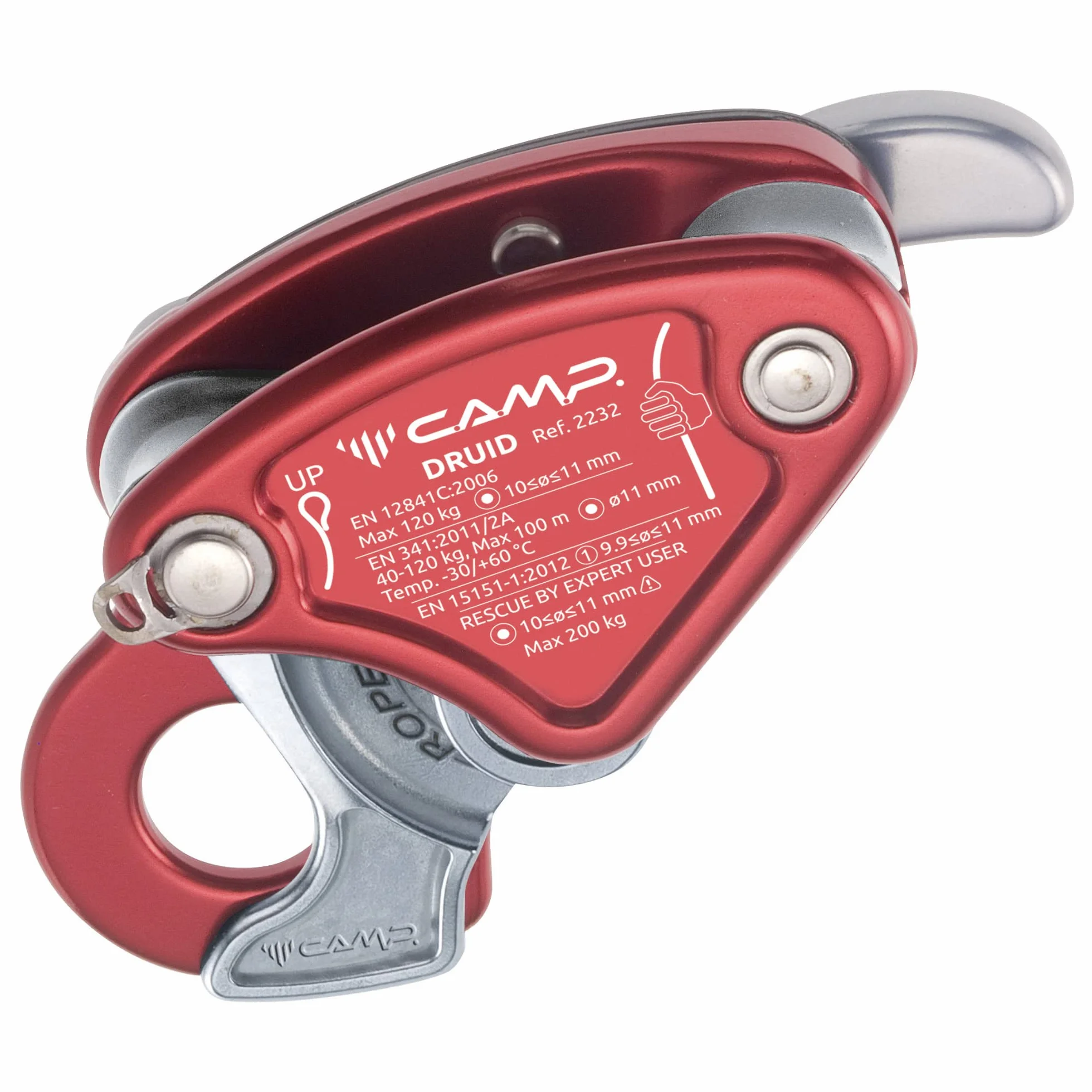 CAMP Druid Descensor autofrenado Rojo Talla única
