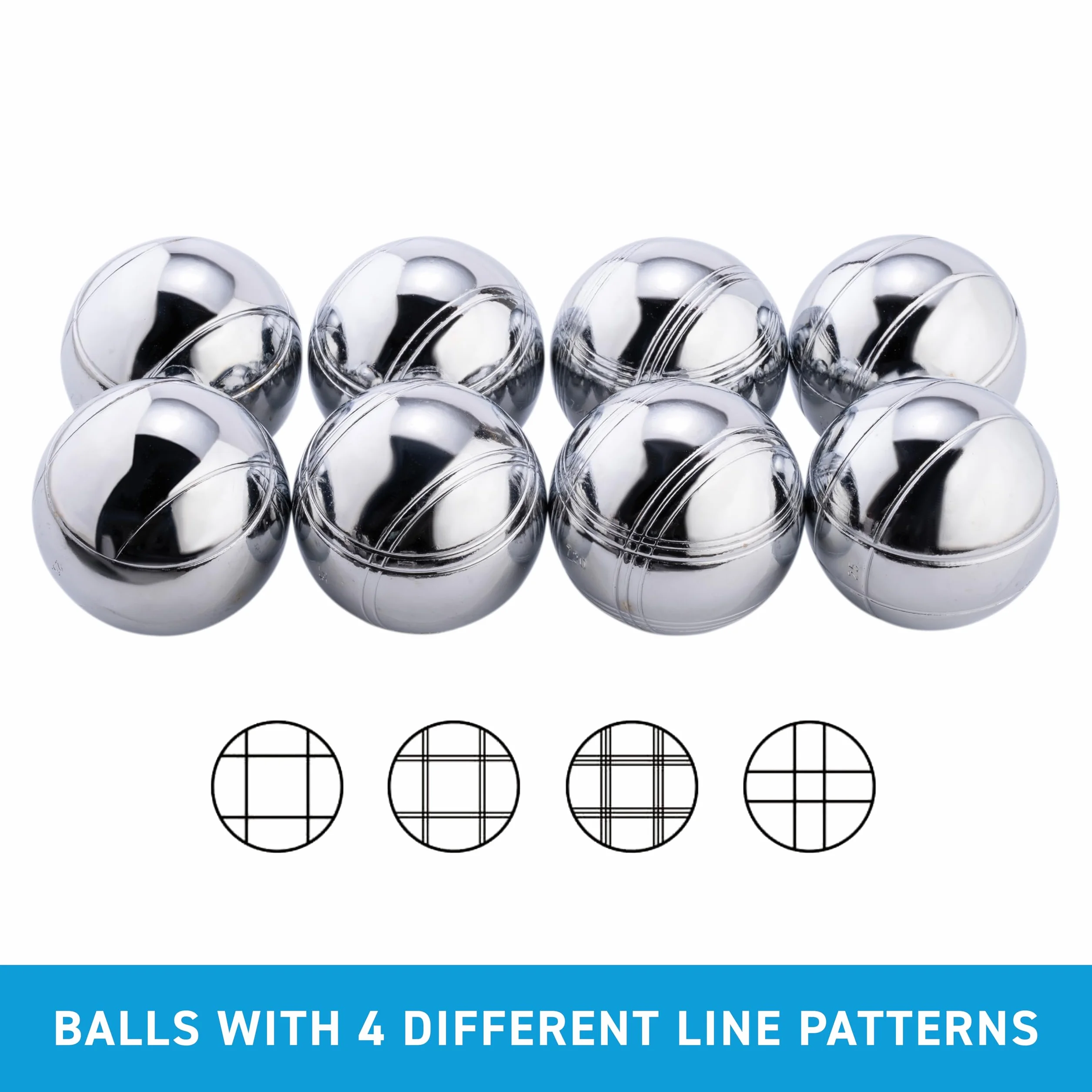 Engelhart Sacoche de jeu de 8 Boules