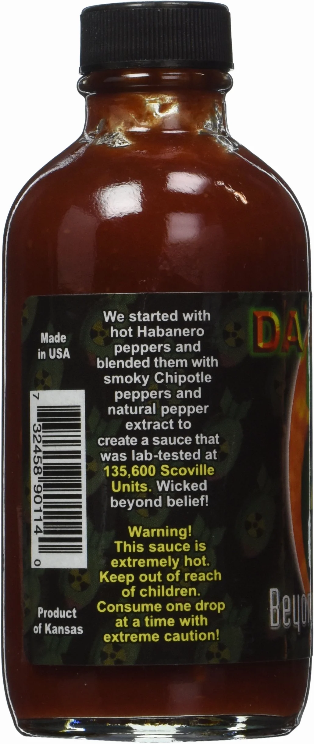 Da Bomb Beyond Insanity Hot Sauce Bottle
