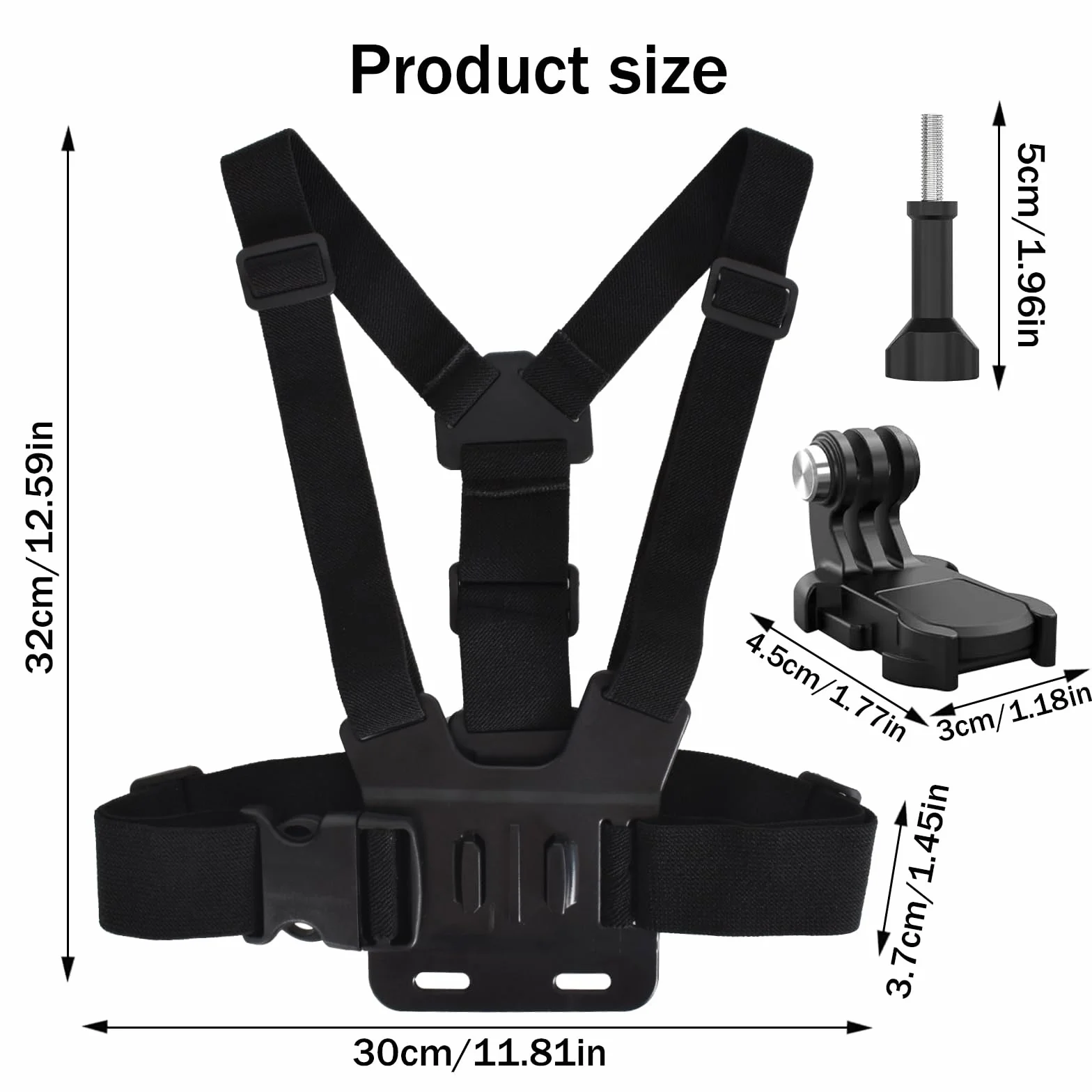 Cinturón de Pecho Universal para Teléfono con Cámara, Compatible con GoPro