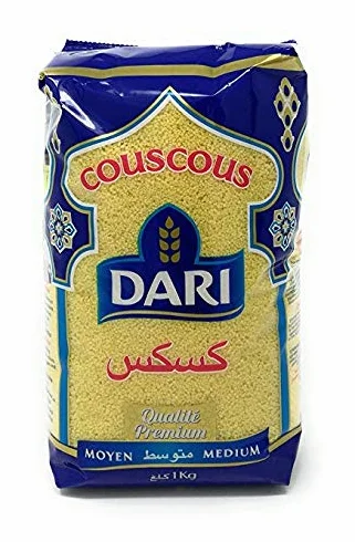 Dari - Cuscús marroquí mediano (1 kg, 1 kg, 3 unidades)