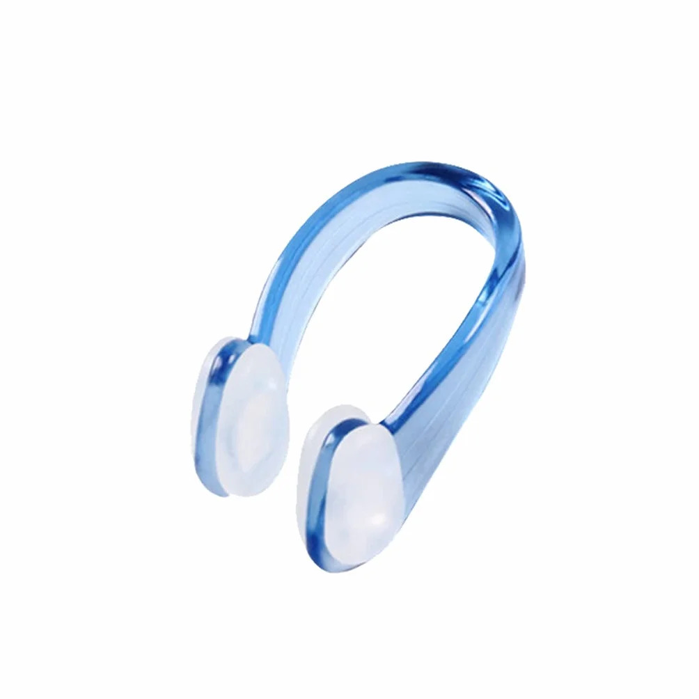 Nadador silicona nariz pinza impermeable Natación protector nadar adultos niños buceo 2 unids azul