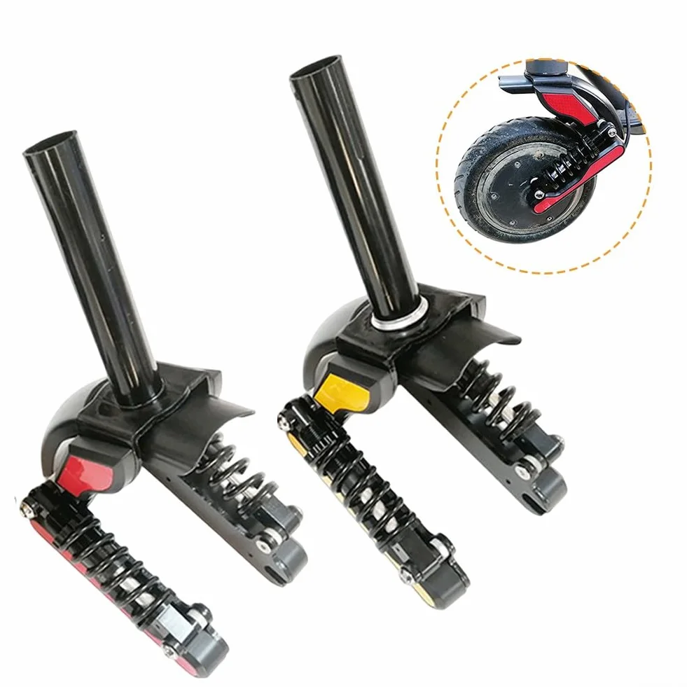 Amortiguador de tubo delantero para Xiaomi Electric Scooter, Horquilla de resorte, Mayor estabilidad (rojo)