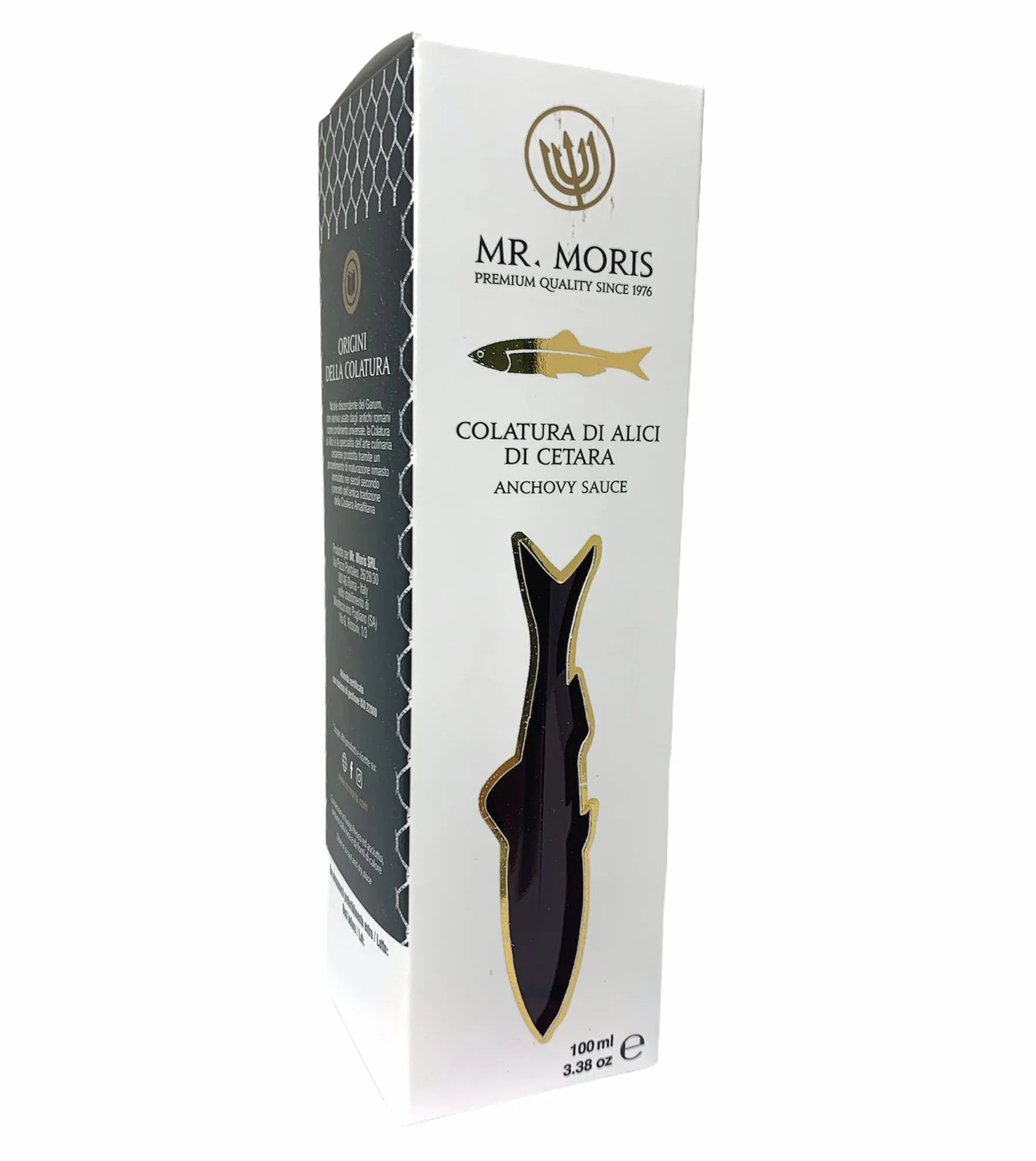 Mr. Moris │ Colatura di Alici de Cetara │ Salsa de anchoas │ Hecha en Italia │ 100 ml