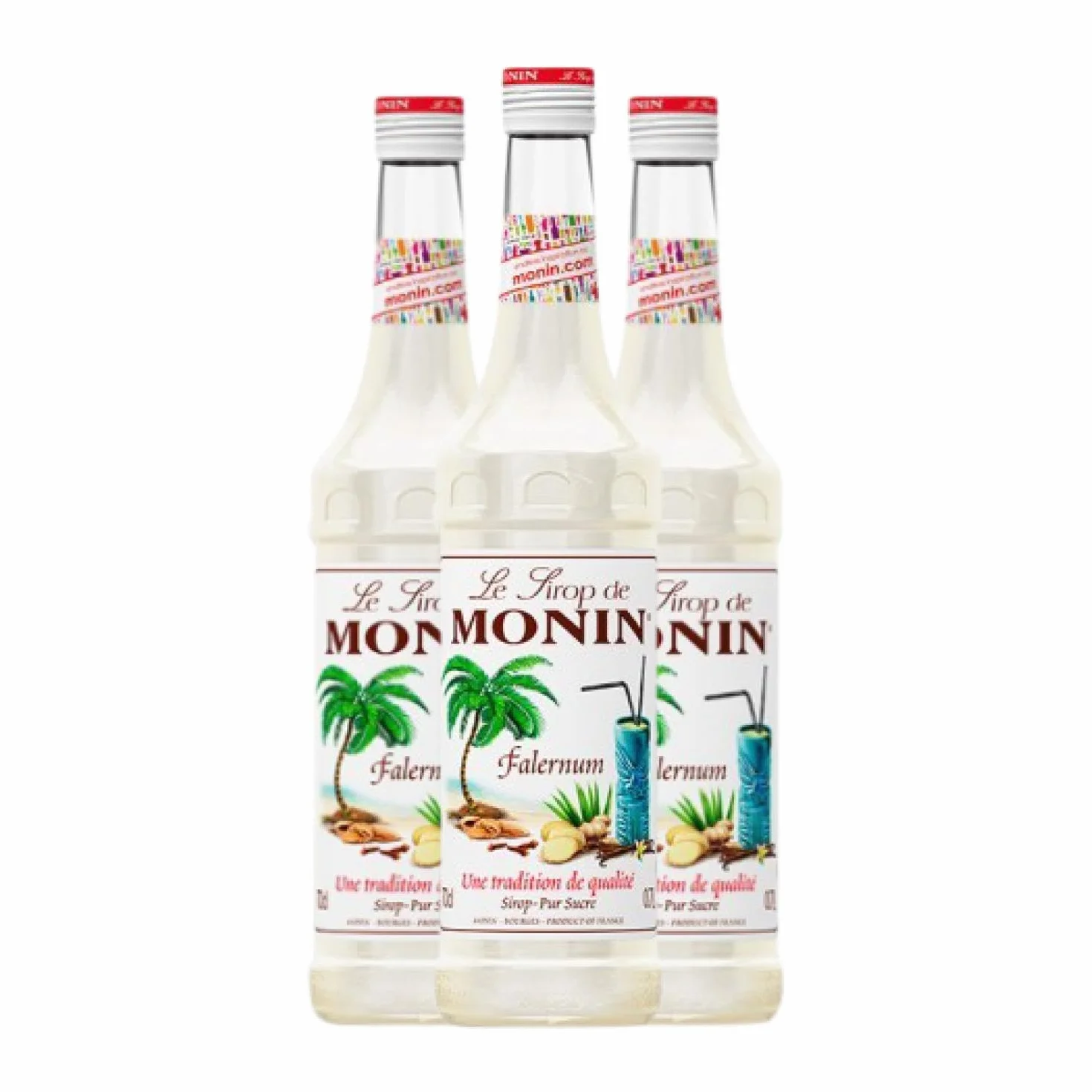 Schnapp MoninCocktail Sirope Falernum 70 cl (Caja de 3 Botellas de 70 cl)