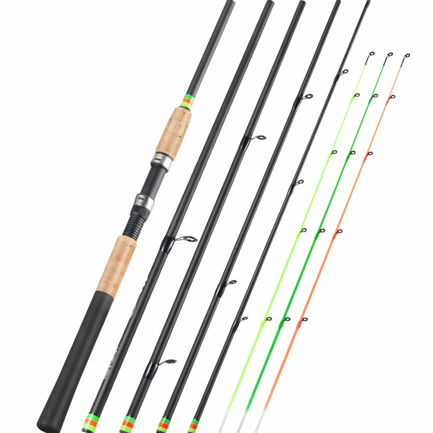 Sougayilang Feeder Rod Caña de pescar portátil 3 puntas