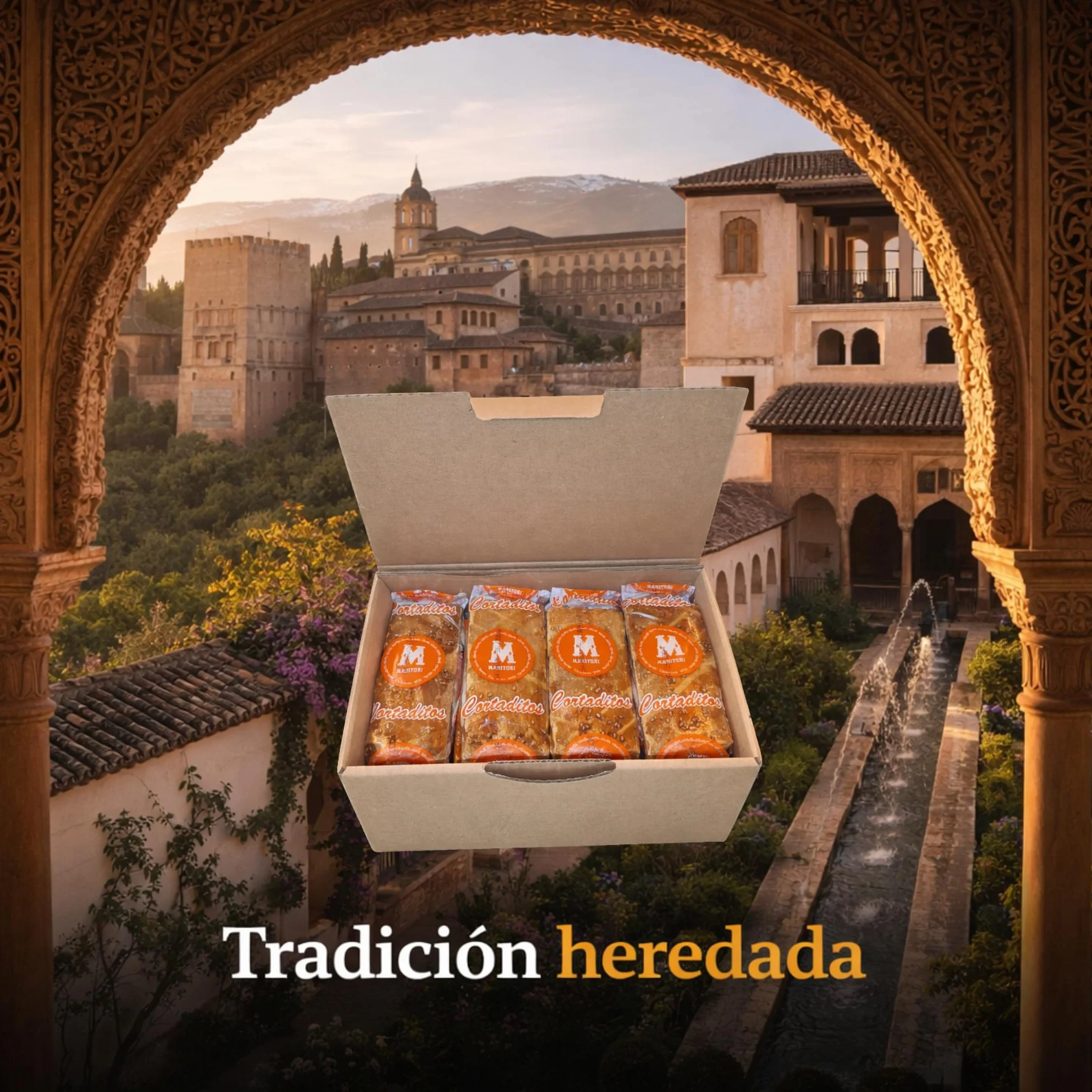 Dulces Árabes Pastas Artesanas · Maritoñi Receta de Granada · Caja Surtida 12 Uds · Regalo y Sobremesa