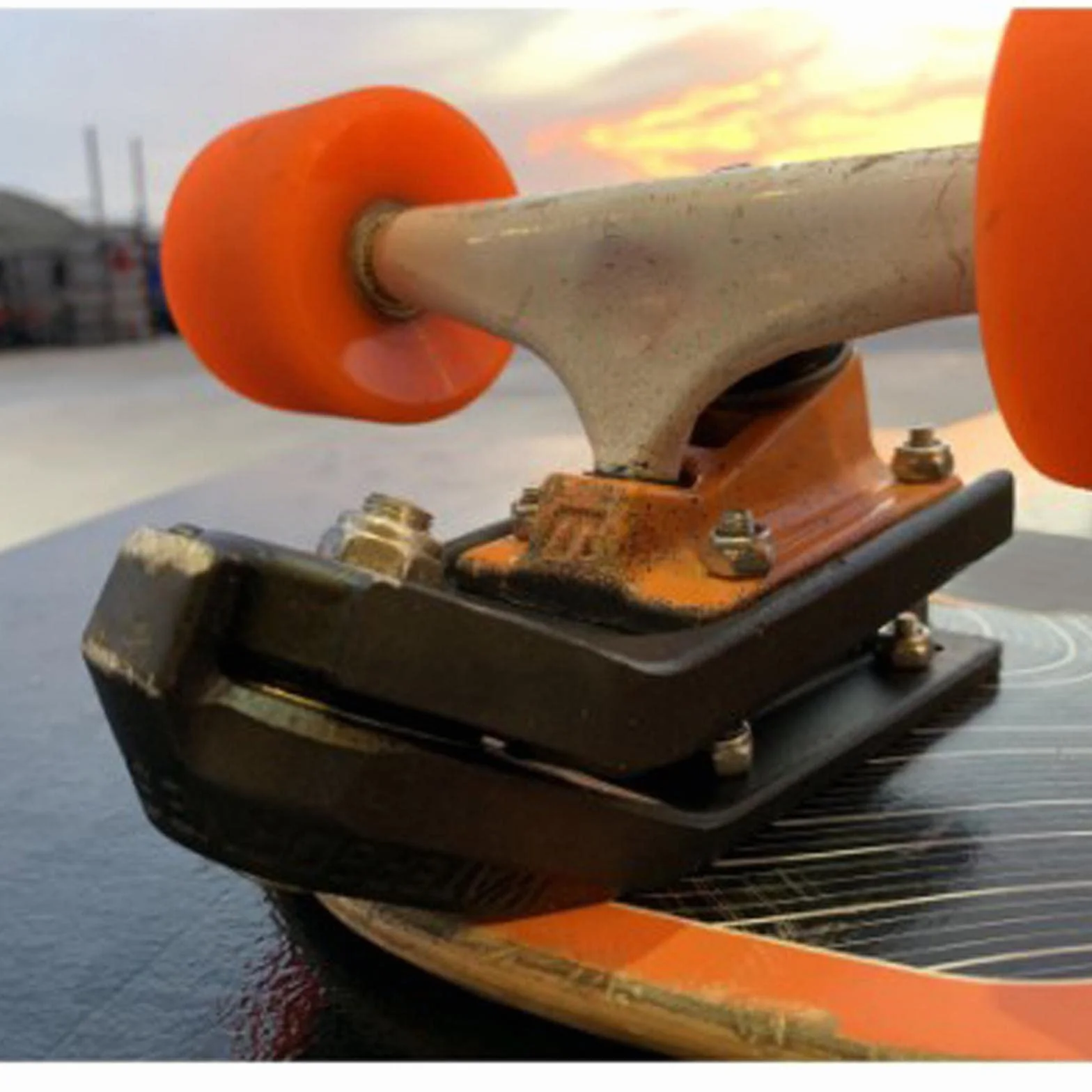 Milageto Camiones de Skate de Surf 6.25" Soporte de Adaptador de Surf para Patineta Longboard