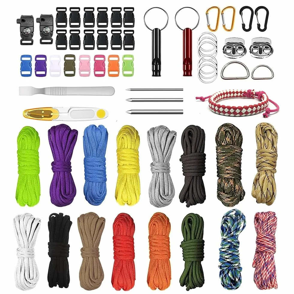 FARYODI Paracord 550 de 4 mm, cuerda de nailon de 3 metros, 7 núcleos para manualidades