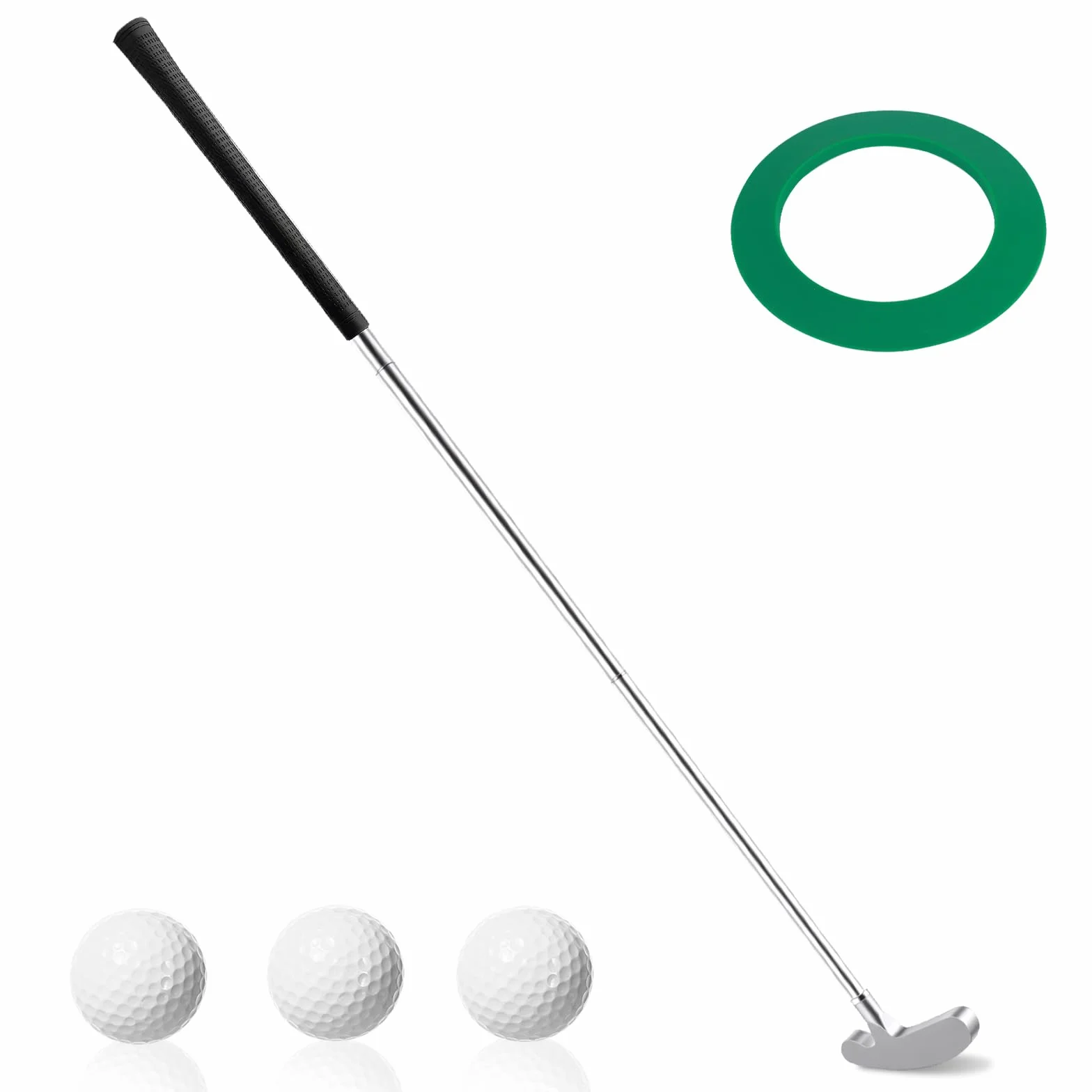 Juego de entrenamiento de swing de golf ajustable retráctil para interiores y exteriores regalo